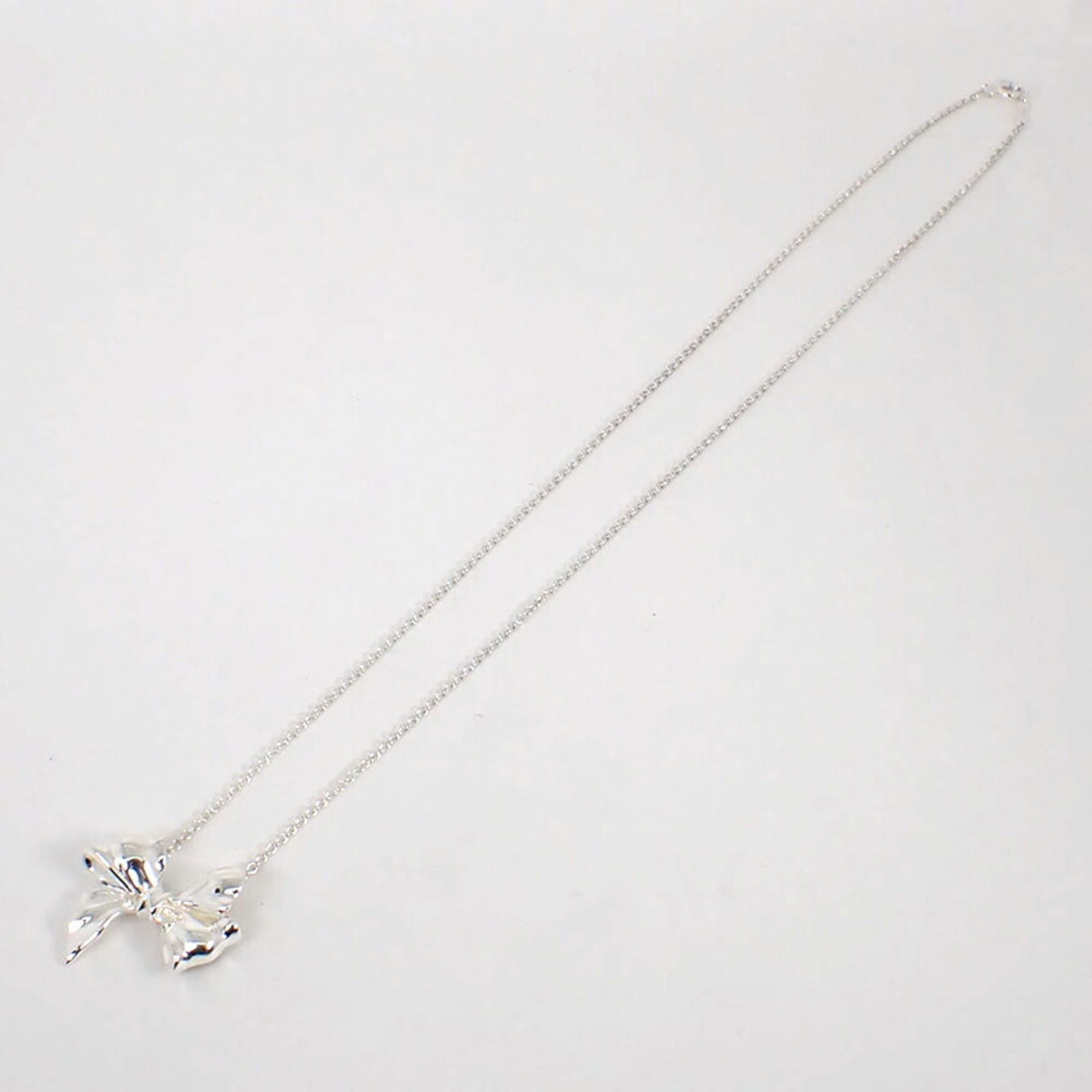 Tiffany & Co. TIFFANY & Co. 925 Ribbon Motif Necklace Pendant Size ONE SIZE - 6 Thumbnail