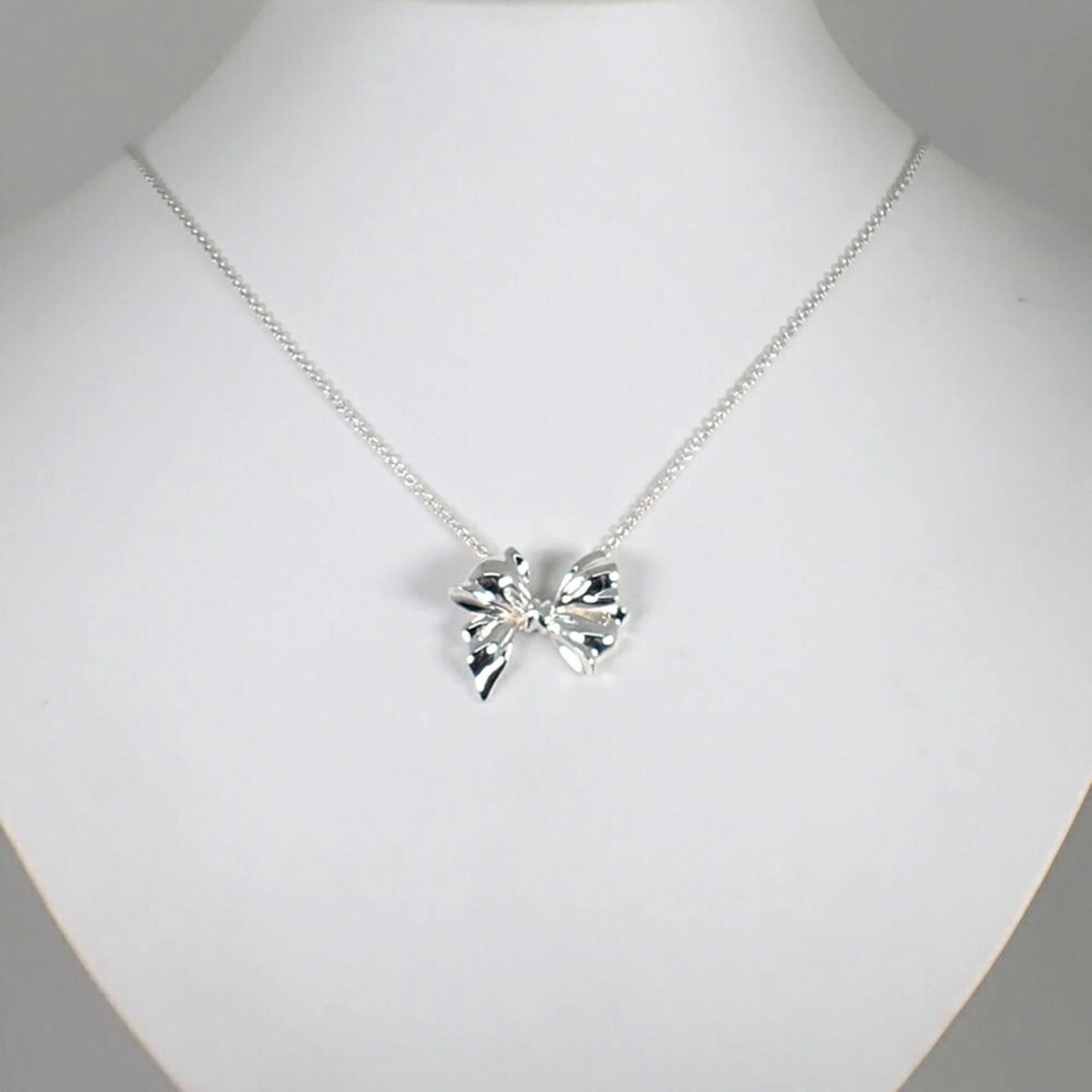 Tiffany & Co. TIFFANY & Co. 925 Ribbon Motif Necklace Pendant Size ONE SIZE - 3 Thumbnail