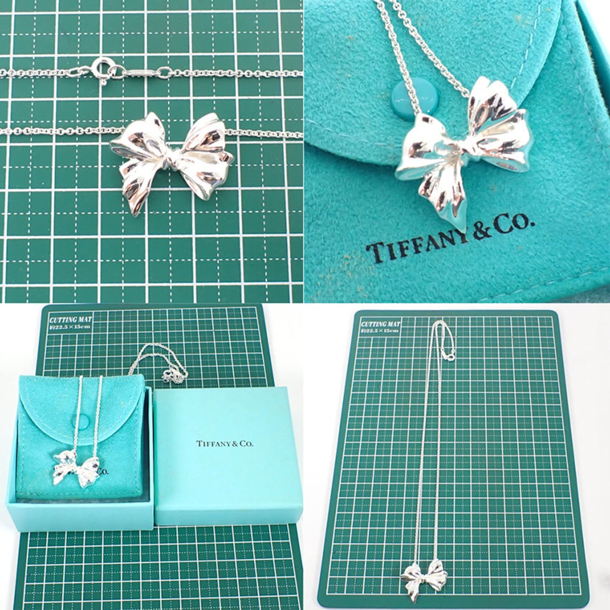 Tiffany & Co. TIFFANY & Co. 925 Ribbon Motif Necklace Pendant Size ONE SIZE - 10 Thumbnail