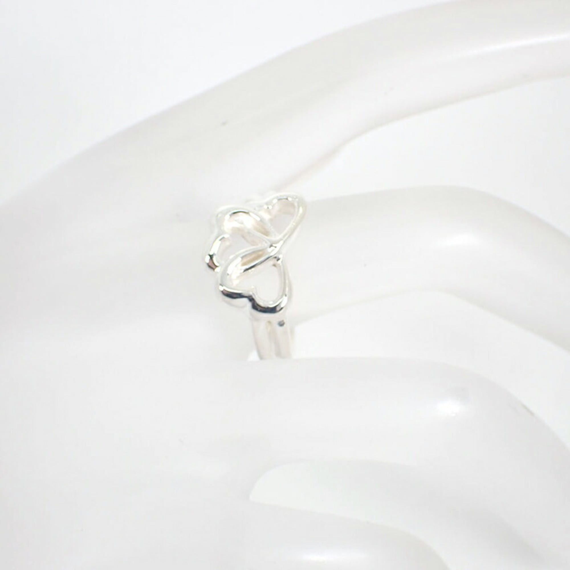 Tiffany & Co. TIFFANY & Co. 925 Triple Heart Ring, Size 10 Size ONE SIZE - 6 Thumbnail