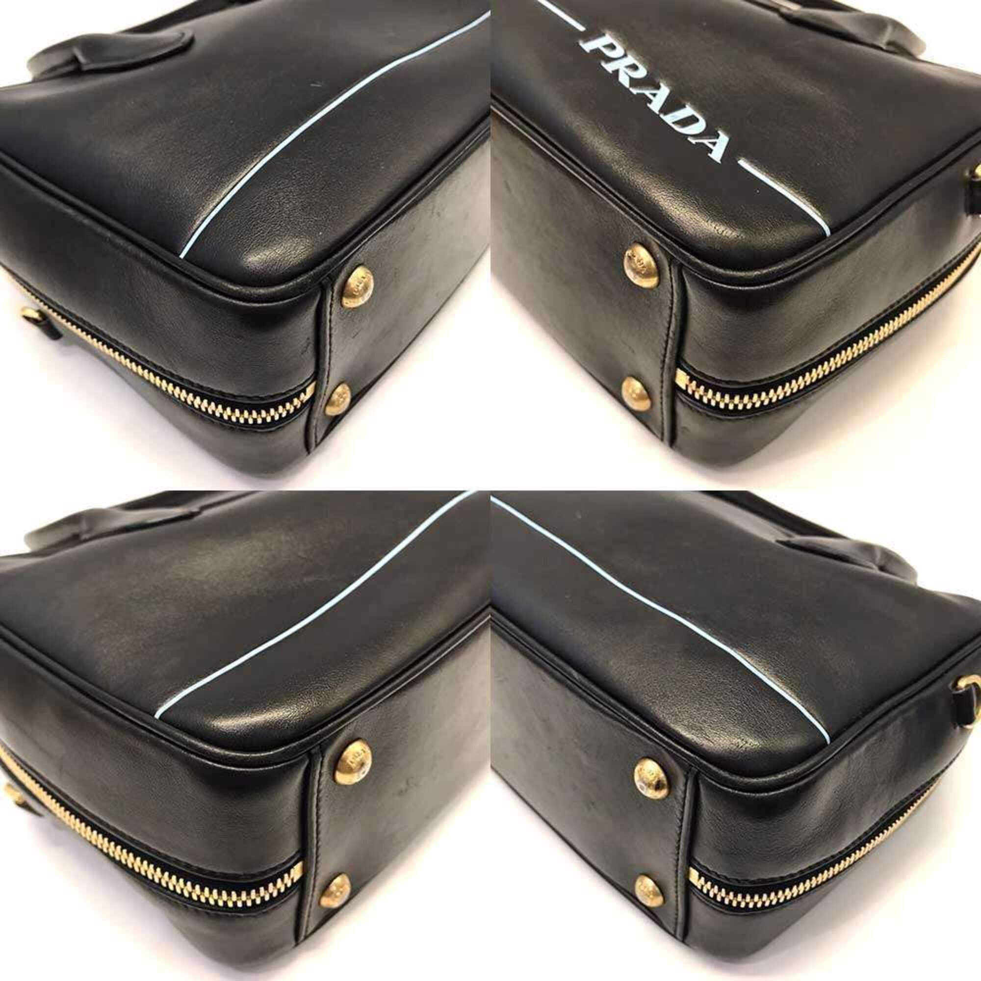 Prada Prada Mirage Handbag City Calf Black Women's 91BB049 PRADA Size ONE SIZE - 3 Thumbnail