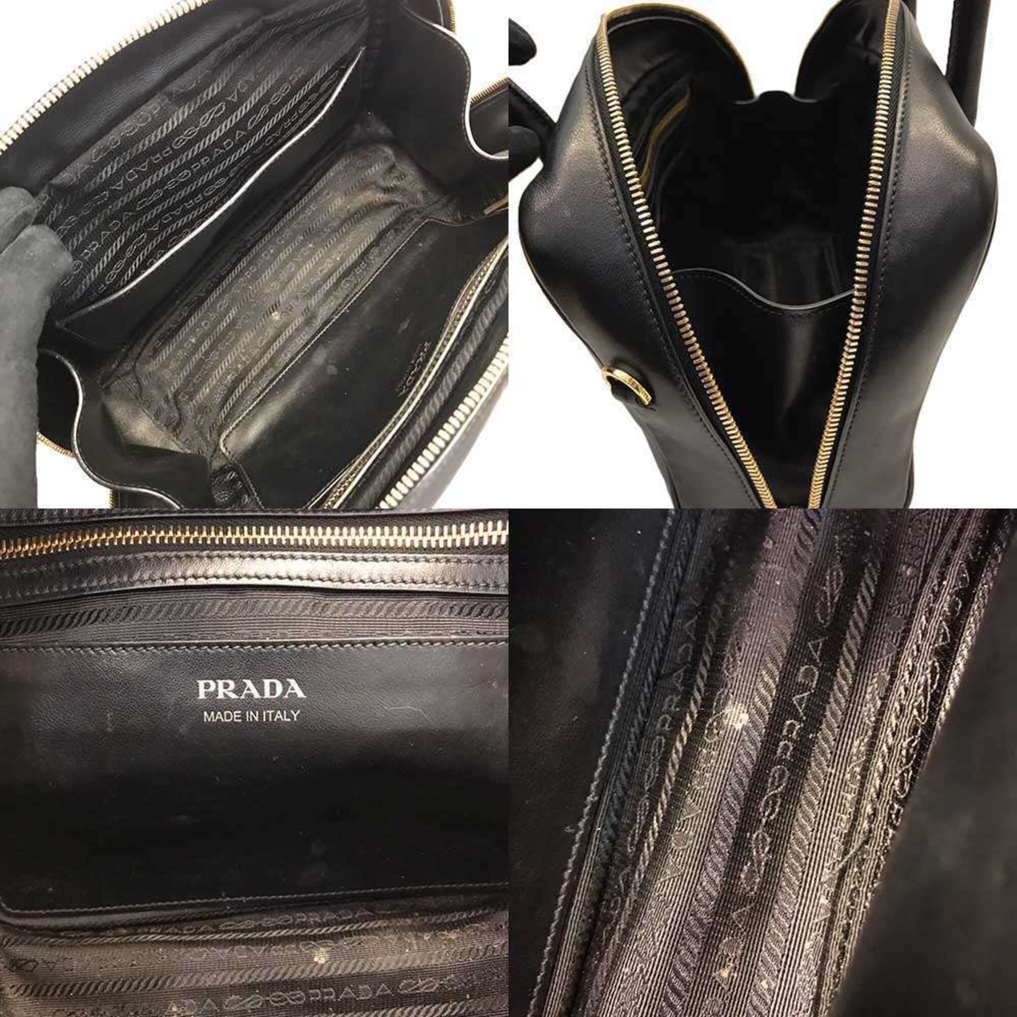 Prada Prada Mirage Handbag City Calf Black Women's 91BB049 PRADA Size ONE SIZE - 7 Thumbnail