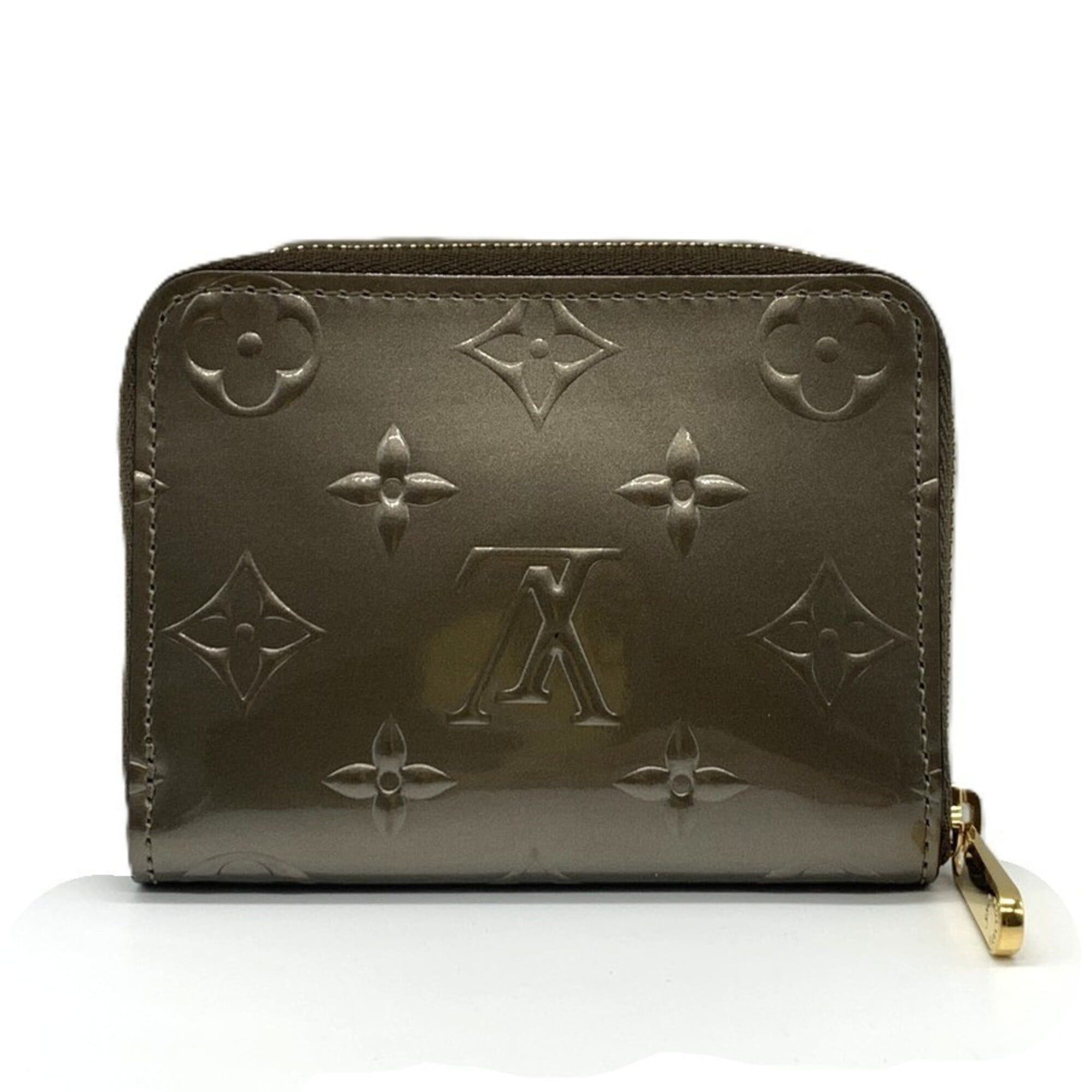 Louis Vuitton Louis Vuitton Zippy Coin Purse Monogram Vernis Champagne Metallic Grey (Champagne Gold) M68643 LOUIS VUITTON Size ONE SIZE - 2 Thumbnail