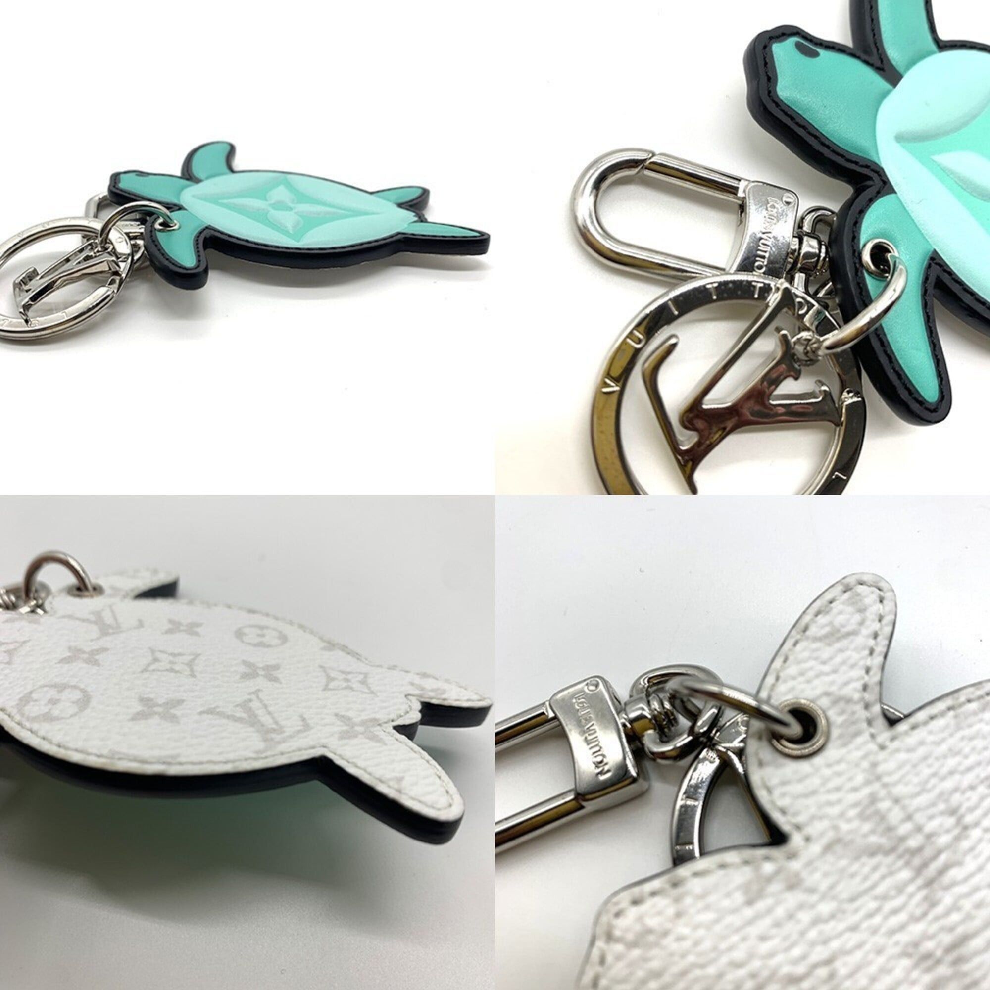 Louis Vuitton Louis Vuitton Keychain Monogram Porte Clés LV Turtle Bag Charm Green MP2977 LOUIS VUITTON Size ONE SIZE - 4 Thumbnail