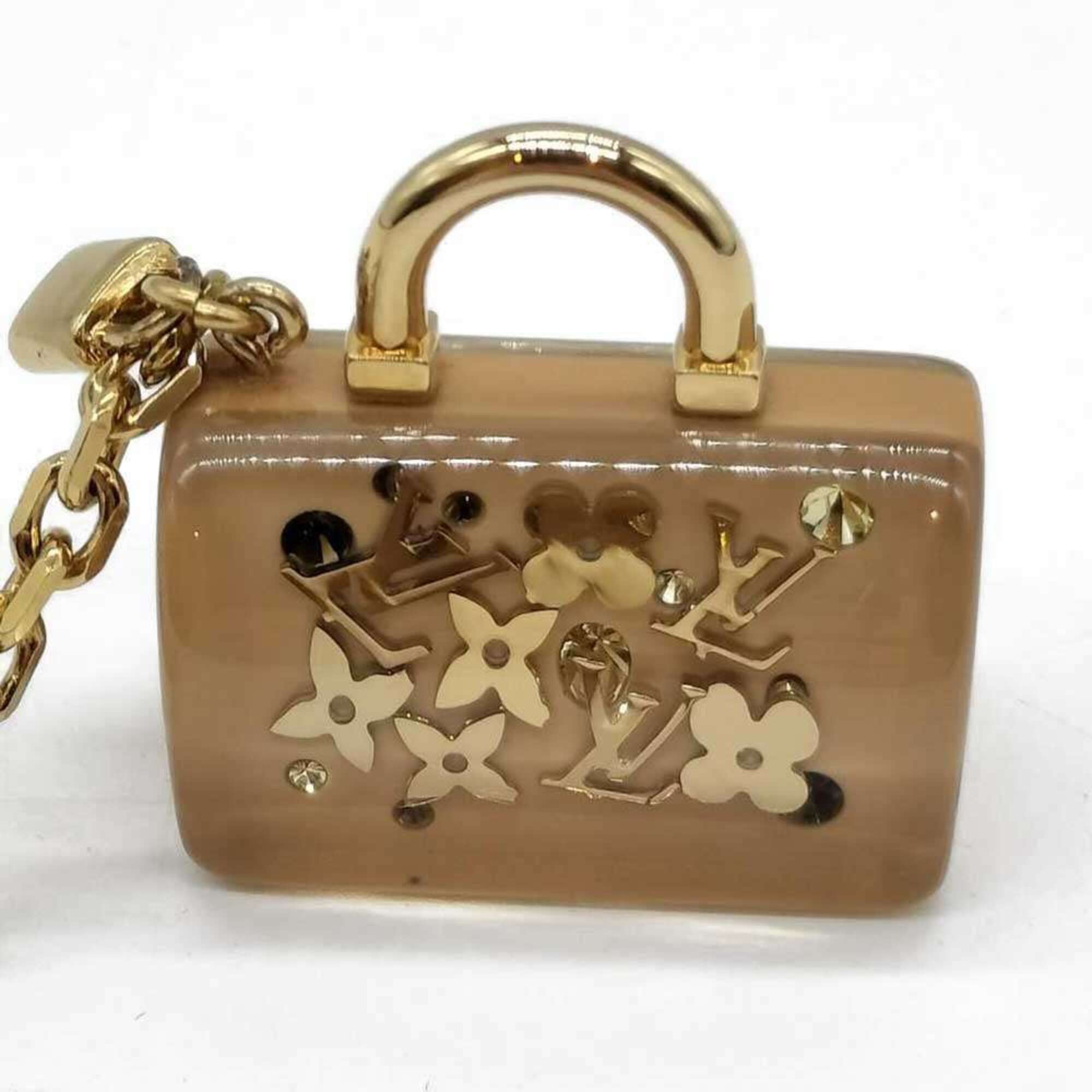Louis Vuitton Louis Vuitton Portefeuille Speedy Inclusion Keyring Keychain Beige GP x Plastic Bag Motif M65320 Women's LOUIS VUITTON Size ONE SIZE - 2 Thumbnail