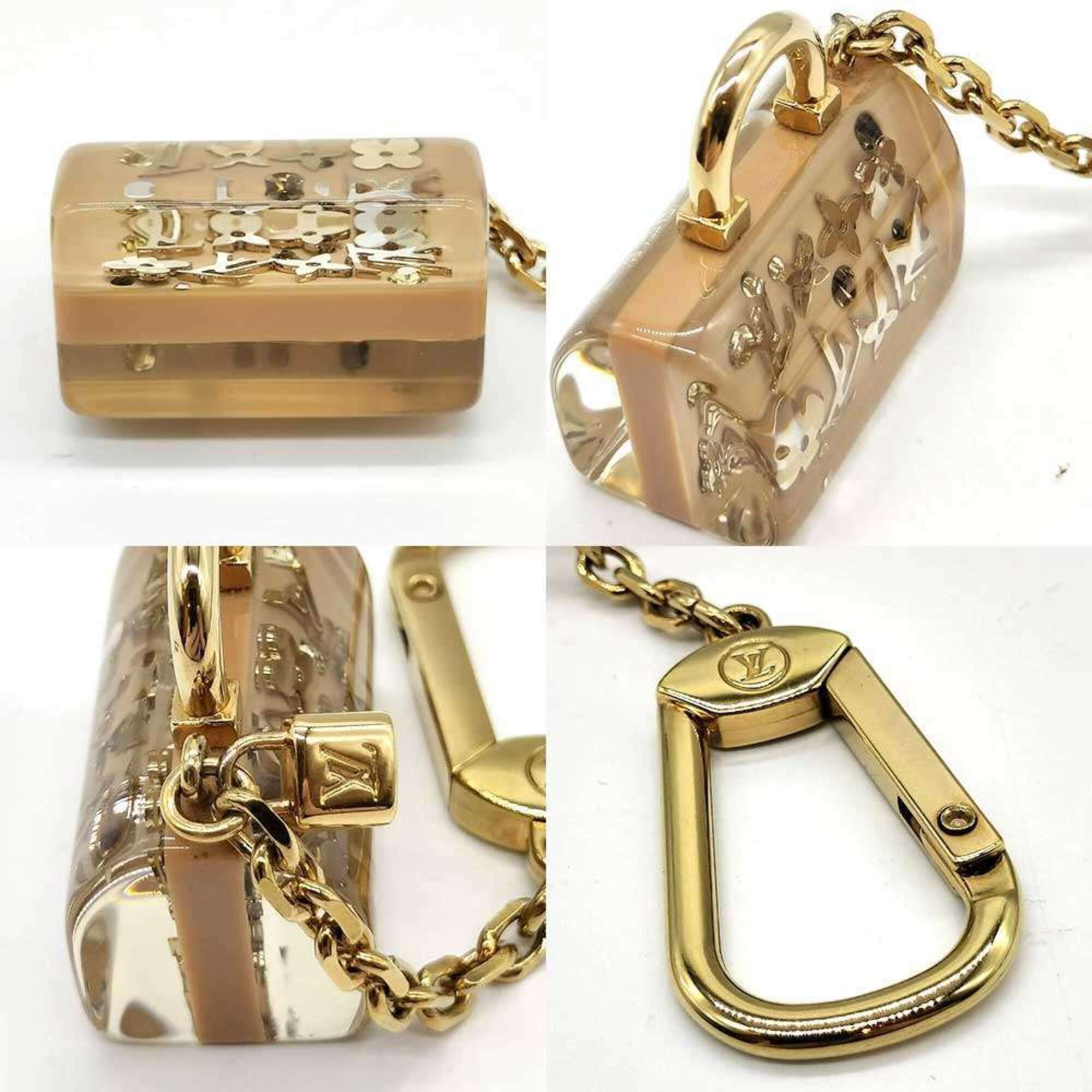 Louis Vuitton Louis Vuitton Portefeuille Speedy Inclusion Keyring Keychain Beige GP x Plastic Bag Motif M65320 Women's LOUIS VUITTON Size ONE SIZE - 4 Thumbnail