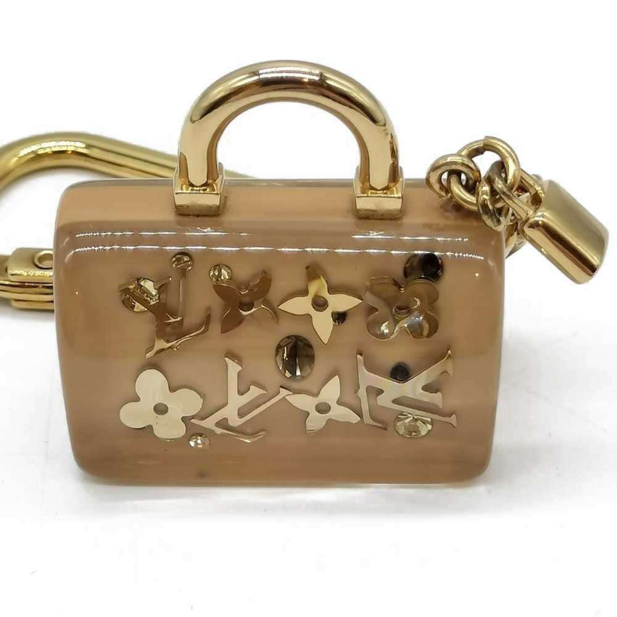 Louis Vuitton Louis Vuitton Portefeuille Speedy Inclusion Keyring Keychain Beige GP x Plastic Bag Motif M65320 Women's LOUIS VUITTON Size ONE SIZE - 3 Thumbnail