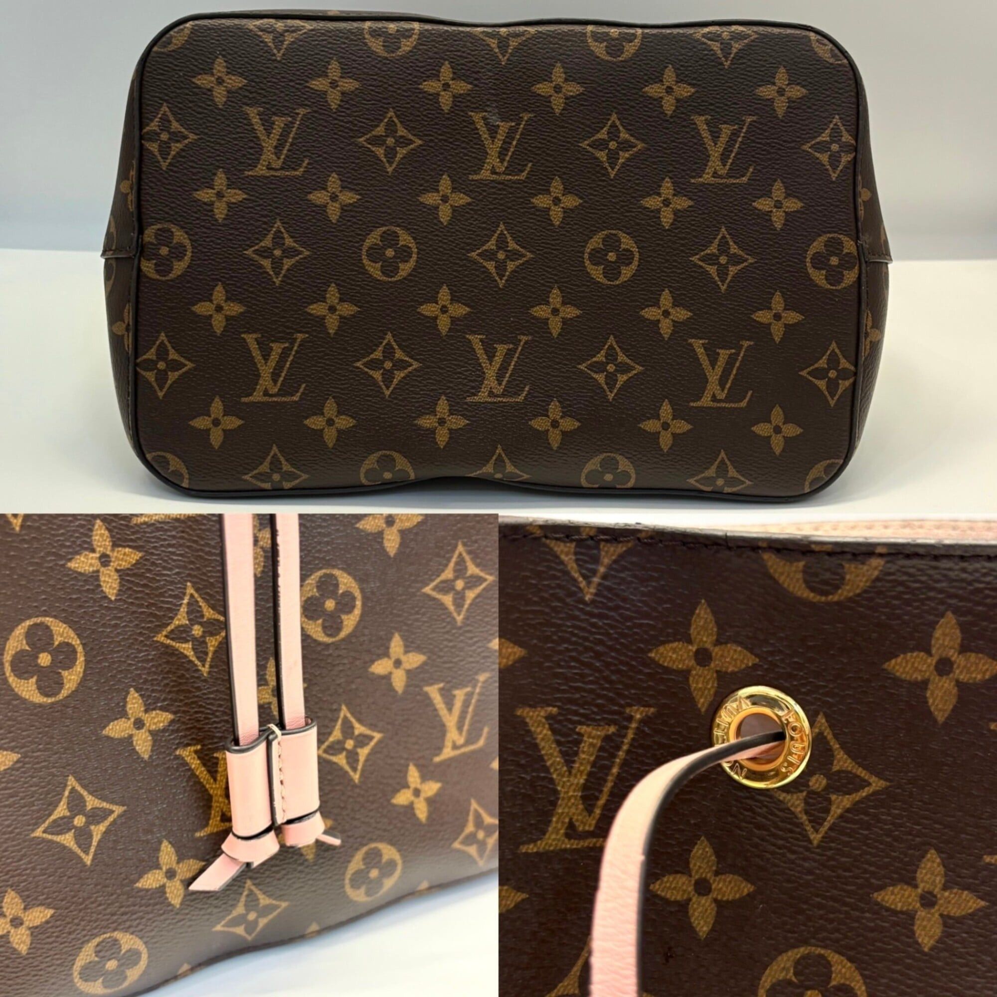 Louis Vuitton Louis Vuitton NeoNoe MM Monogram Rose Poudre Pink Shoulder Bag for Women M44022 LOUIS VUITTON Size ONE SIZE - 4 Thumbnail