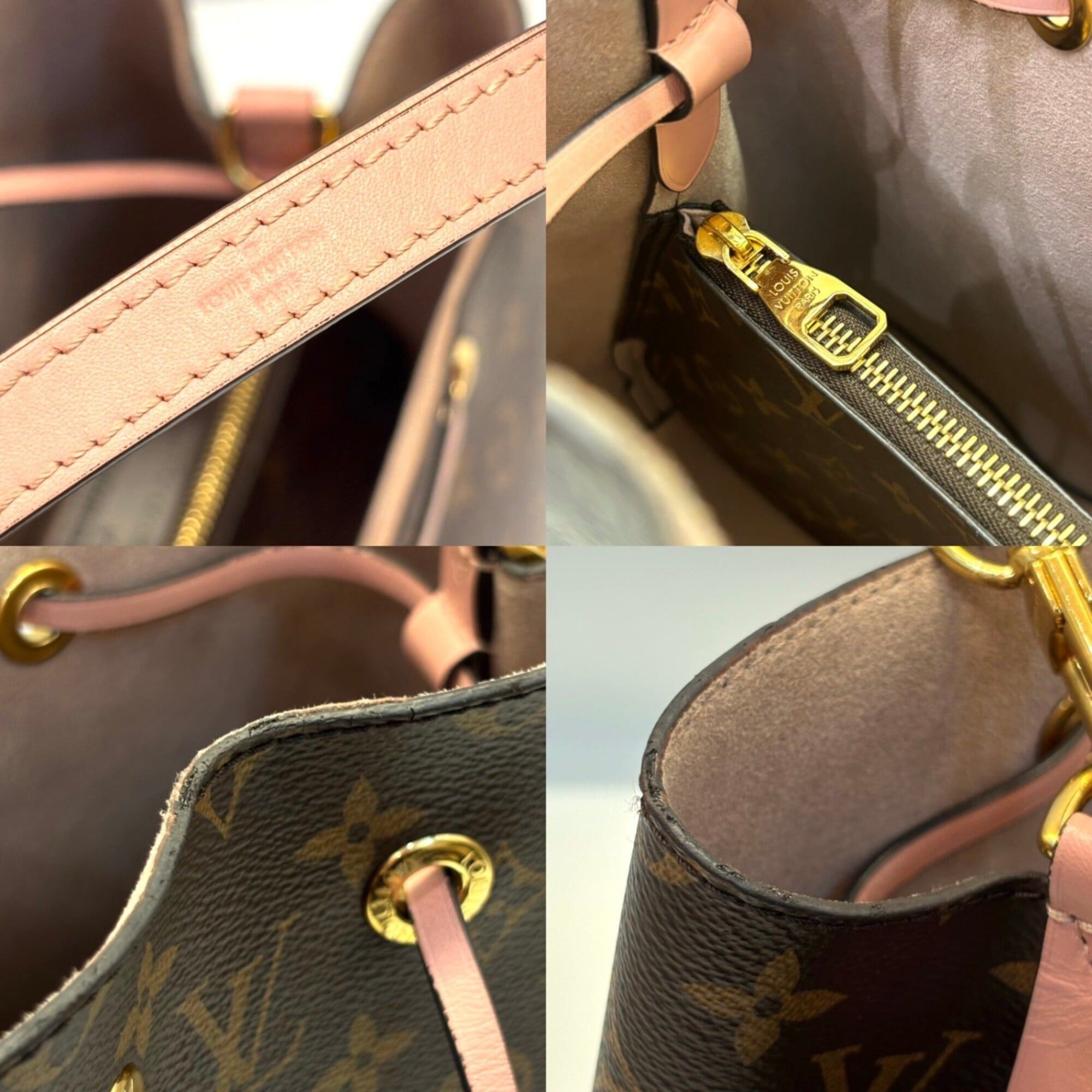 Louis Vuitton Louis Vuitton NeoNoe MM Monogram Rose Poudre Pink Shoulder Bag for Women M44022 LOUIS VUITTON Size ONE SIZE - 6 Thumbnail