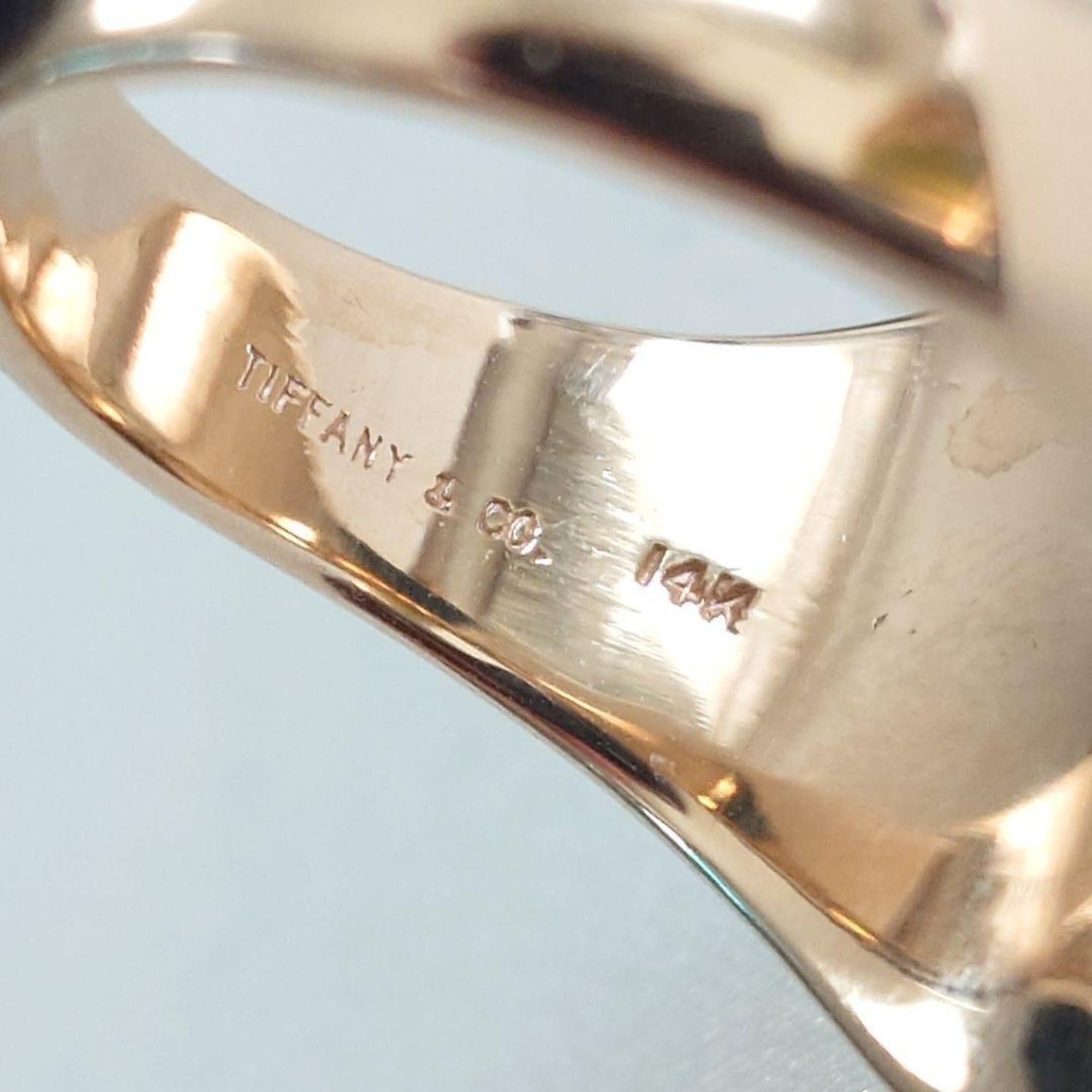 Tiffany & Co. Tiffany & Co. 14K Ring, Size 16, Item No. 7359, Polished. Size ONE SIZE - 5 Thumbnail