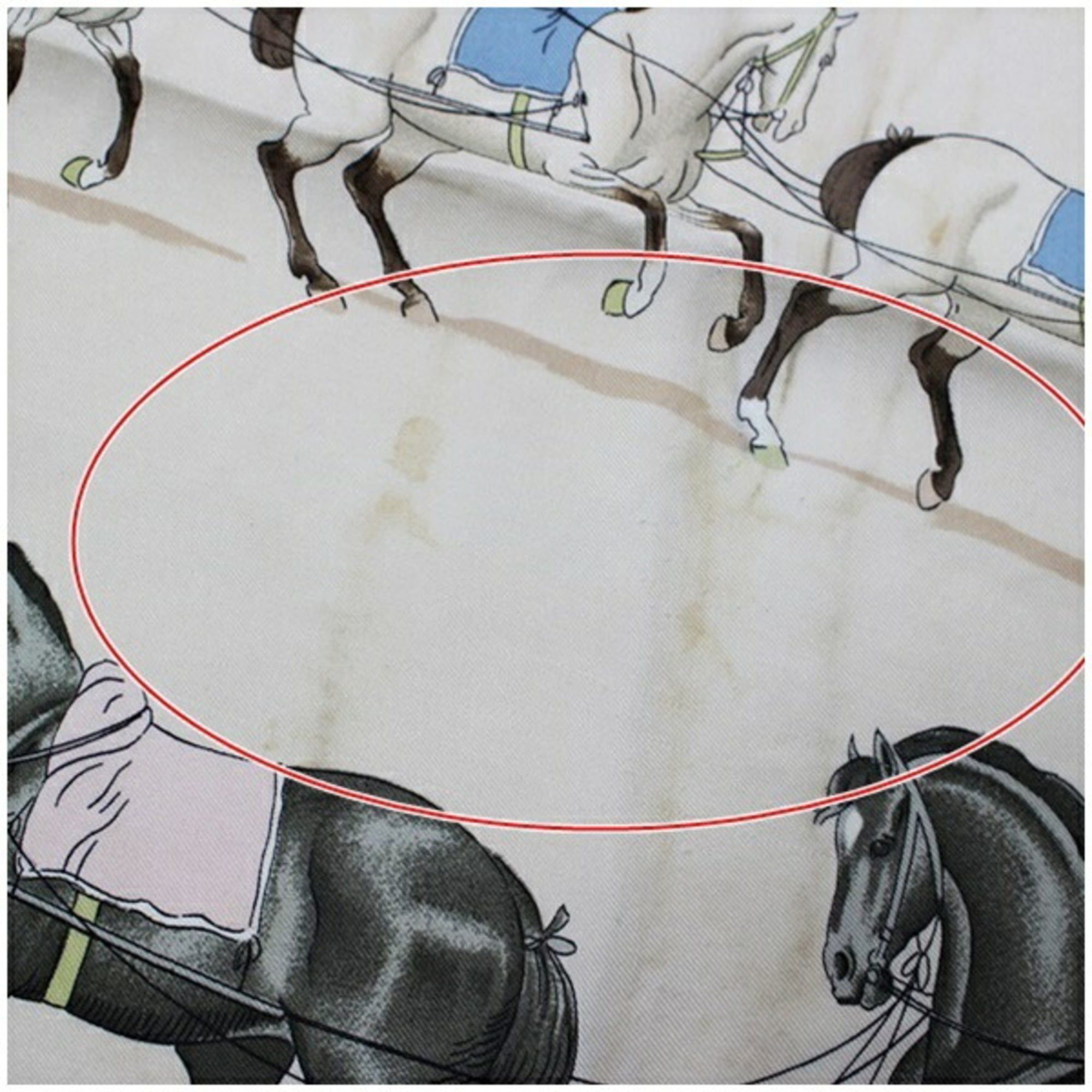 Hermes Hermes scarf/muffler, Carre 90, PRESENTATION DE CHEVAVX (Horse Presentation), HERMES, women's. Size ONE SIZE - 6 Thumbnail