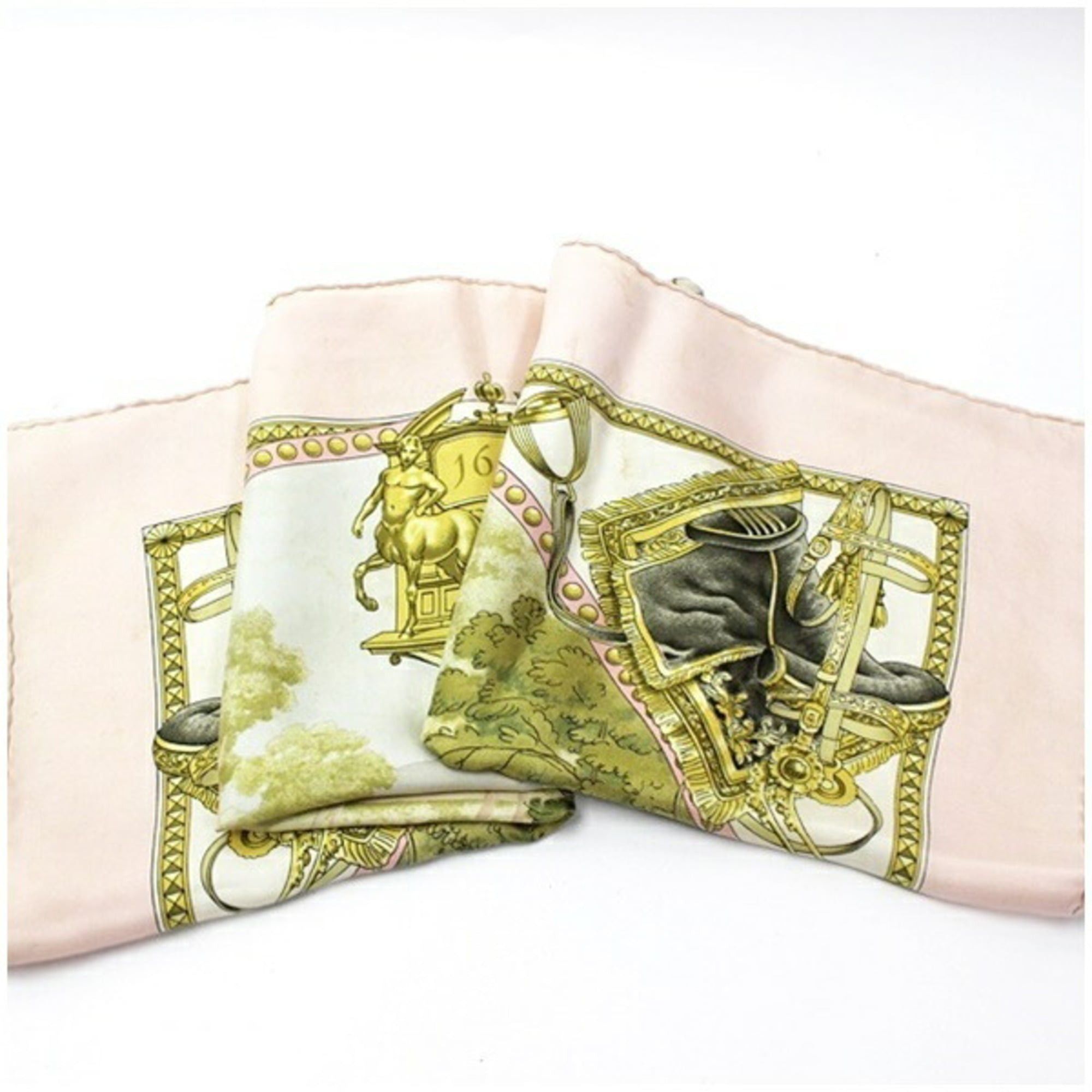 Hermes Hermes scarf/muffler, Carre 90, PRESENTATION DE CHEVAVX (Horse Presentation), HERMES, women's. Size ONE SIZE - 9 Thumbnail