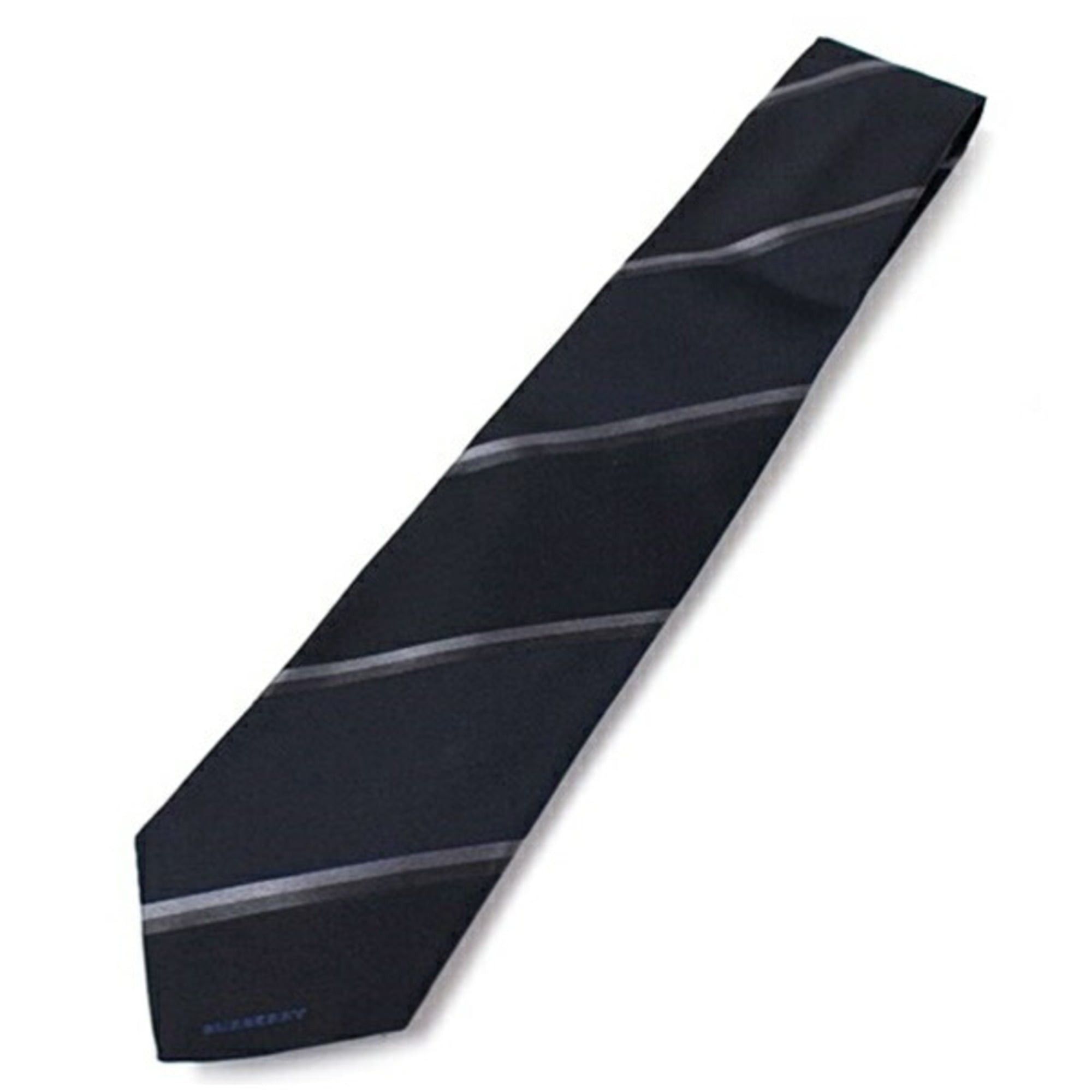 Burberry Burberry silk tie, unused, striped, BURBERRY, men's. Size ONE SIZE - 7 Thumbnail