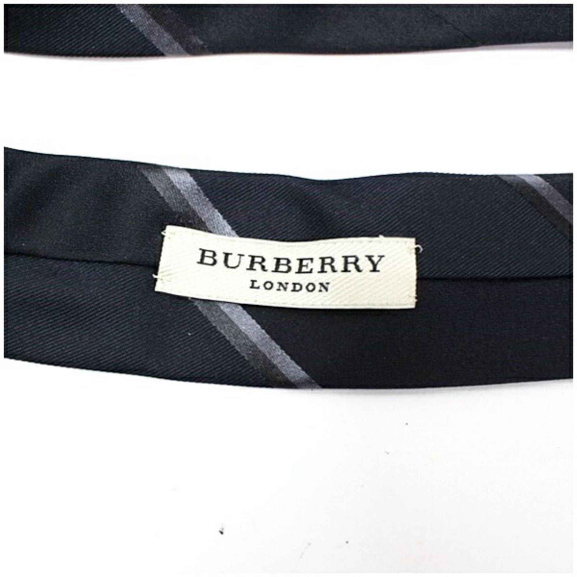 Burberry Burberry silk tie, unused, striped, BURBERRY, men's. Size ONE SIZE - 8 Thumbnail