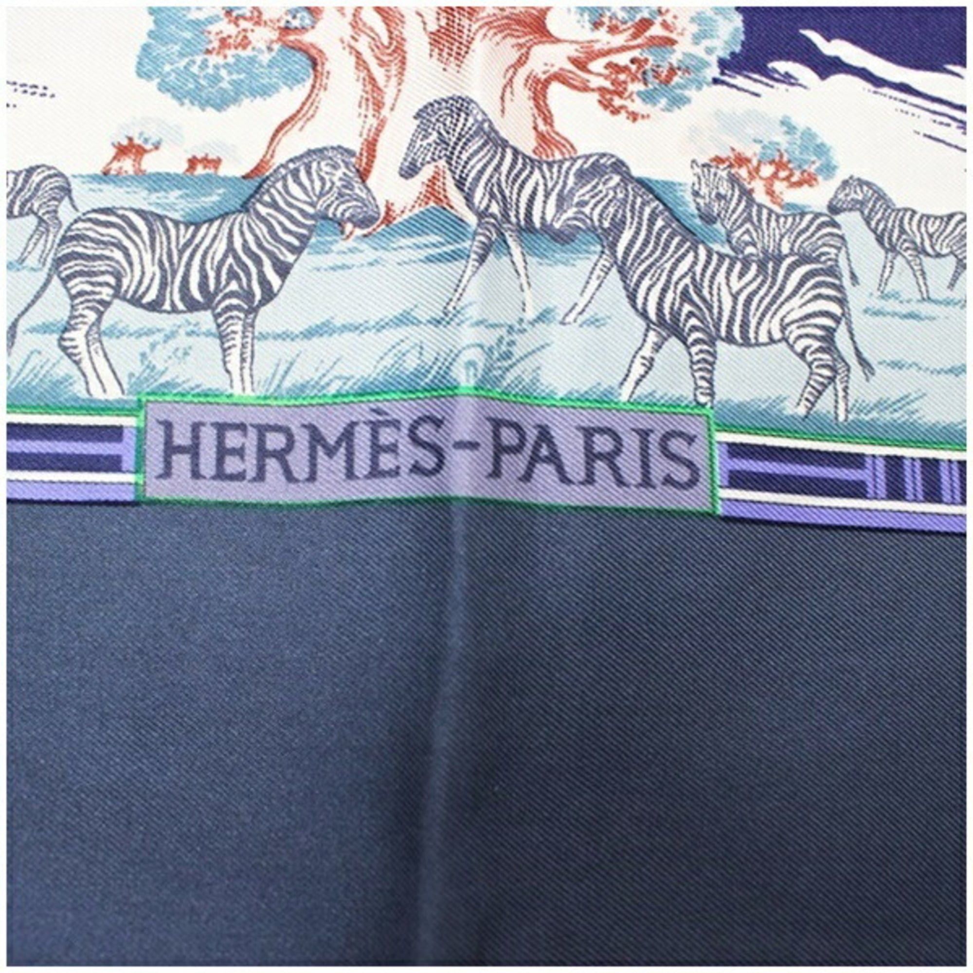 Hermes Hermes Silk Scarf Muffler Carre 90 TROPIQUES Tropical HERMES Women's Size ONE SIZE - 8 Thumbnail