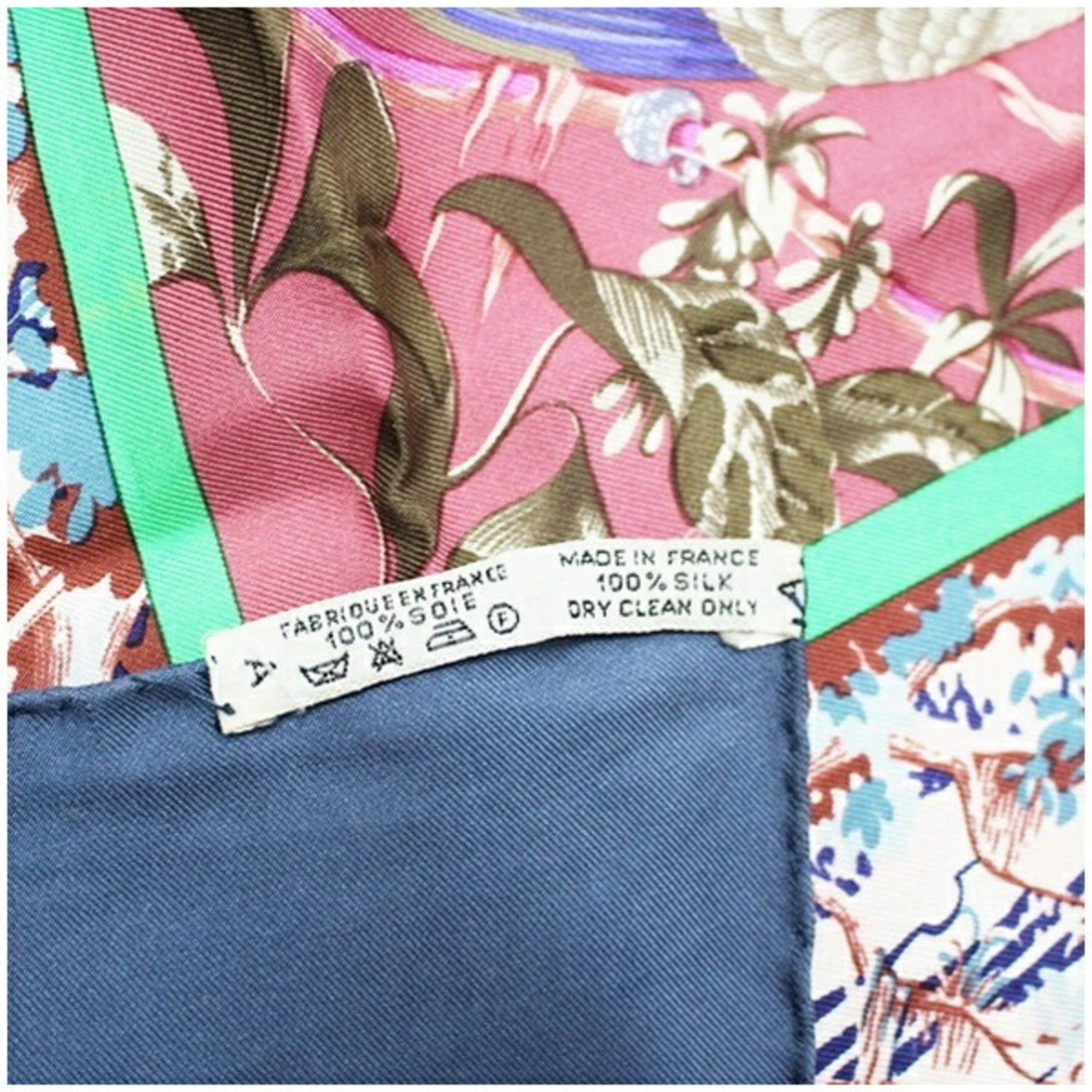 Hermes Hermes Silk Scarf Muffler Carre 90 TROPIQUES Tropical HERMES Women's Size ONE SIZE - 5 Thumbnail