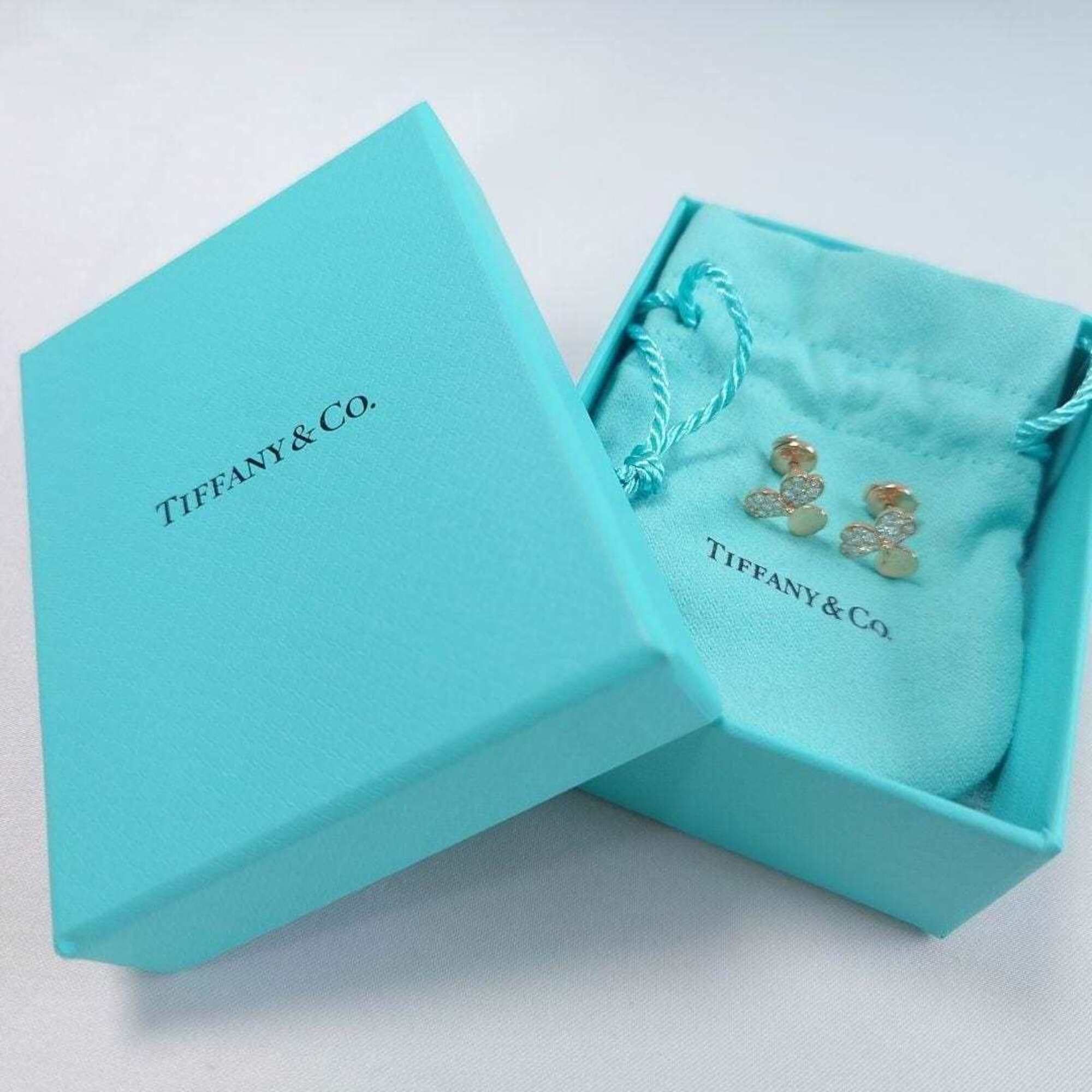 Tiffany & Co. Tiffany & Co. 18K Pink Gold Paper Flower Diamond Earrings 7317 Size ONE SIZE - 13 Thumbnail