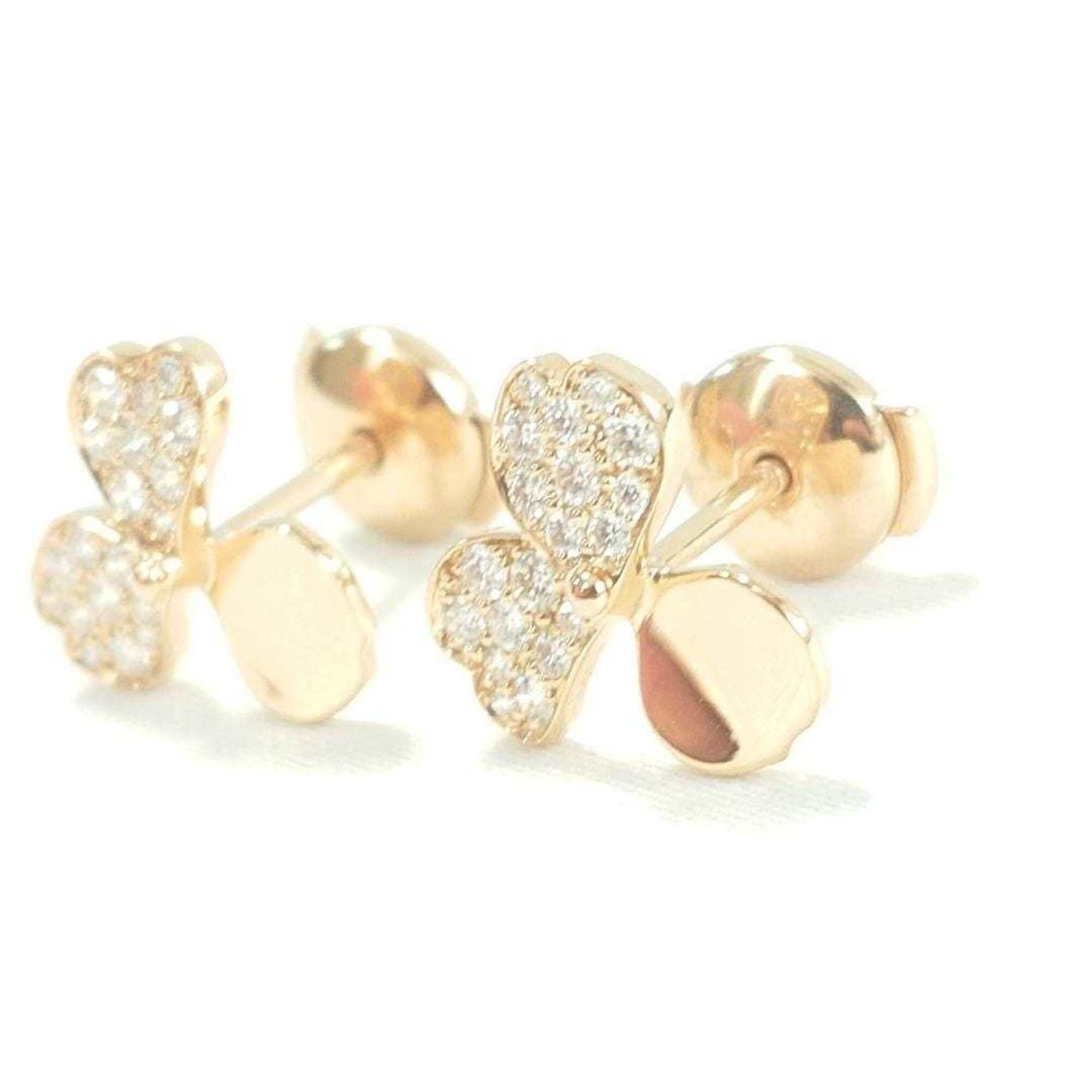 Tiffany & Co. Tiffany & Co. 18K Pink Gold Paper Flower Diamond Earrings 7317 Size ONE SIZE - 2 Thumbnail