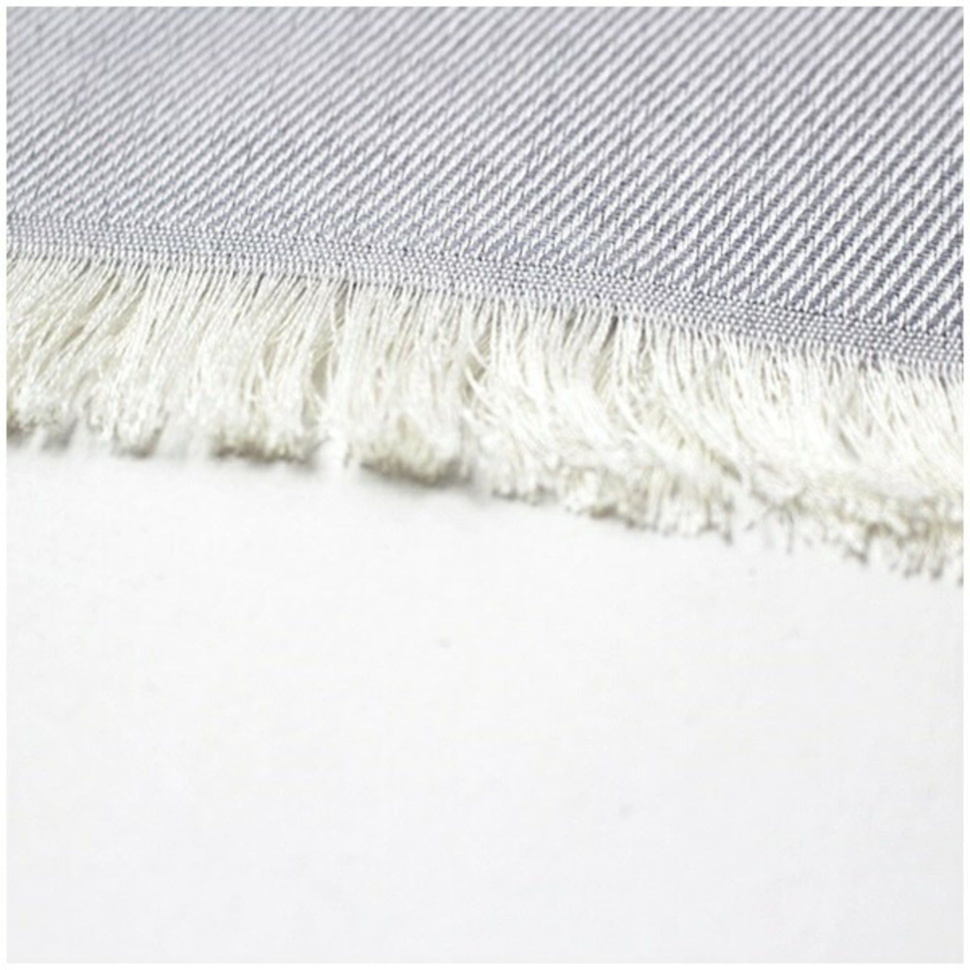 Salvatore Ferragamo Salvatore Ferragamo Unused Wool Silk Rectangular Stole/Scarf, Light Gray, Gancini Design, Women's Size ONE SIZE - 5 Thumbnail