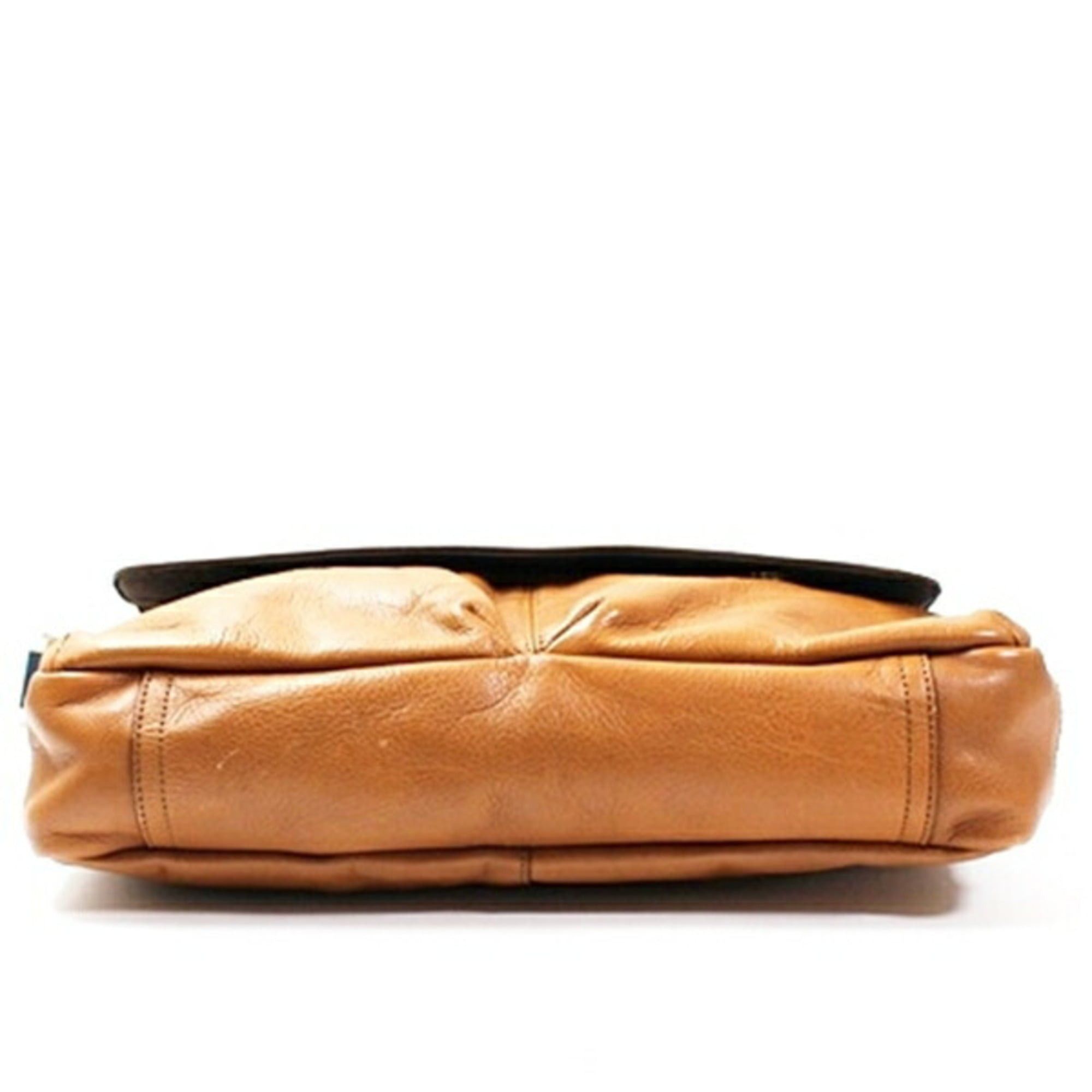Coach Coach Heritage Leather Shoulder Bag, Brown, F70556, COACH, Men's & Women's Size ONE SIZE - 5 Thumbnail
