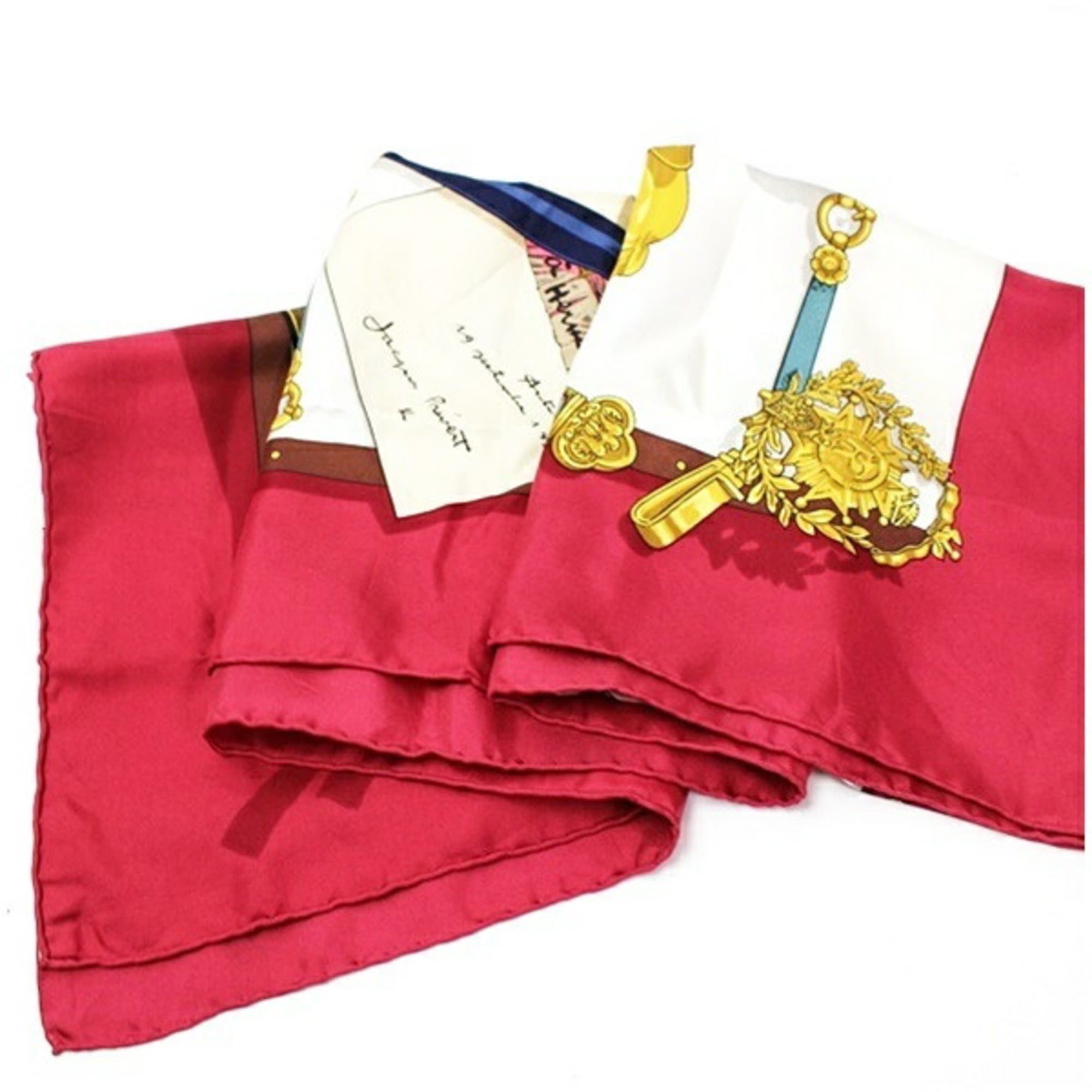 Hermes Hermes Silk Scarf Muffler Carre 90 Memorie d' (Memories of Hermes) HERMES Women's Size ONE SIZE - 8 Thumbnail