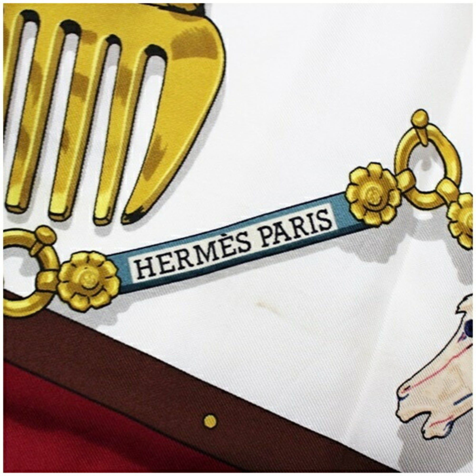 Hermes Hermes Silk Scarf Muffler Carre 90 Memorie d' (Memories of Hermes) HERMES Women's Size ONE SIZE - 6 Thumbnail