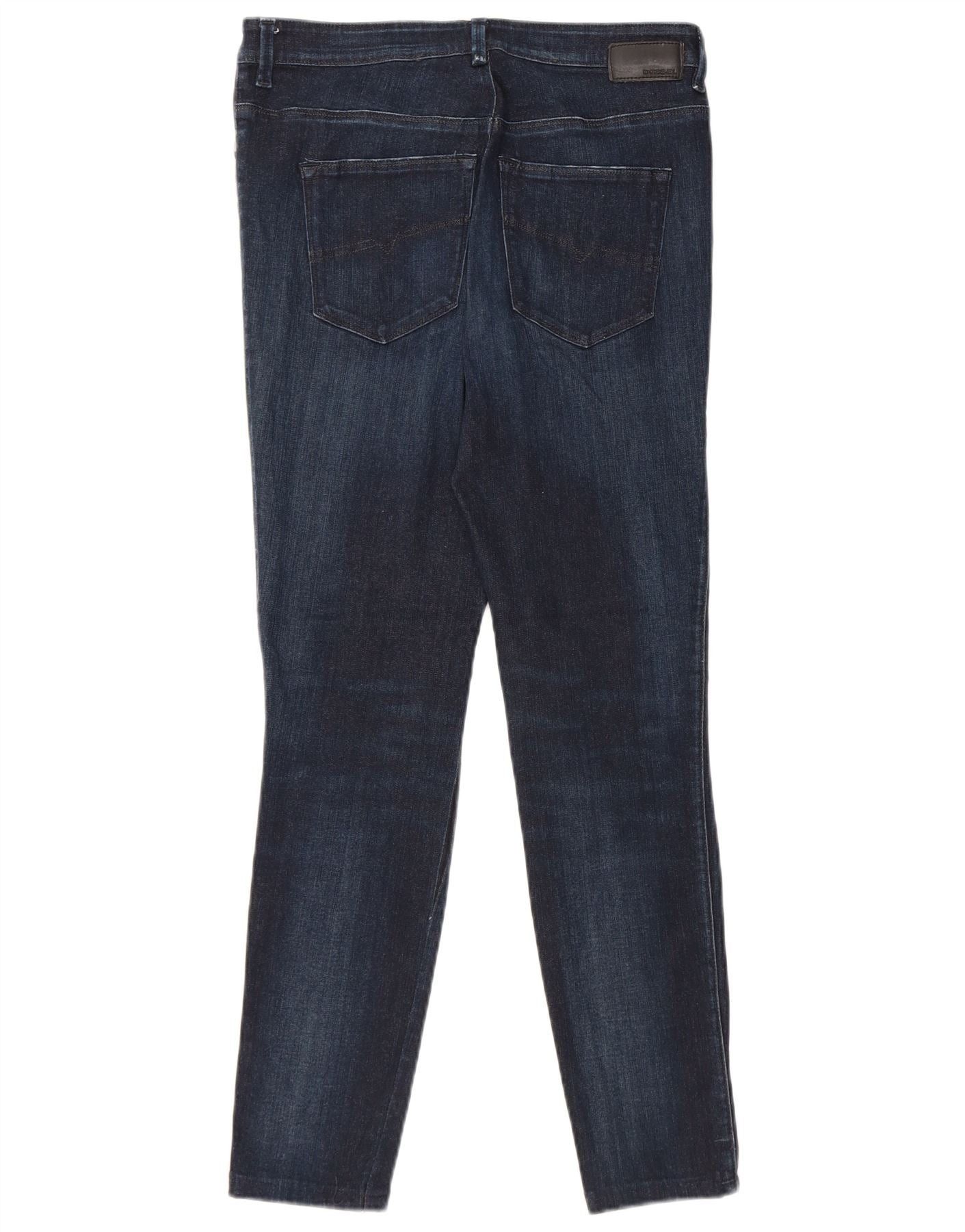 Diesel Womens Skinzee-high High Waist Super Slim Skinny Jeans W31 L Size 31" - 2 Thumbnail