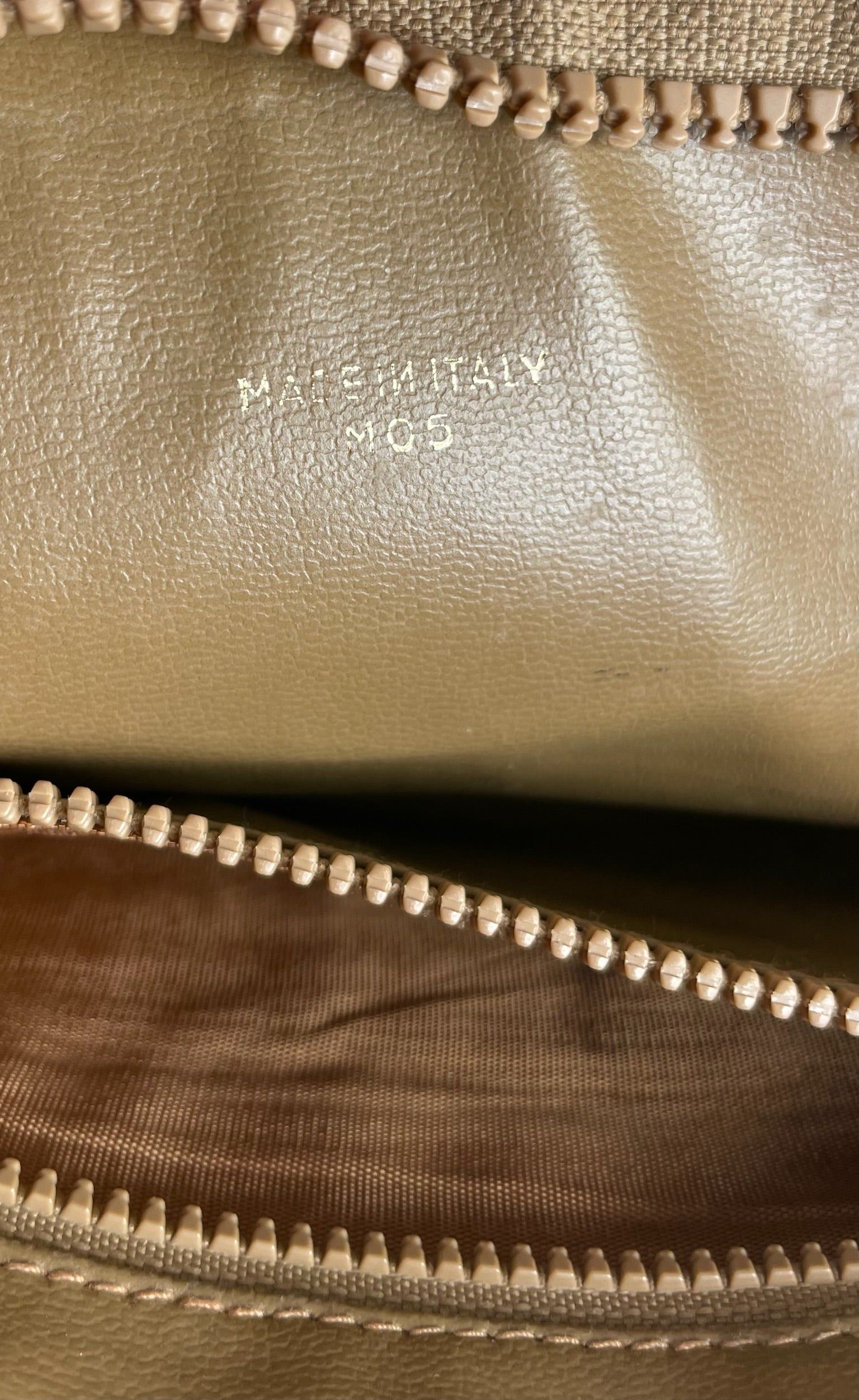 Celine Vintage Paris Triomphe Monogram Leather Clutch Beige Brown Size ONE SIZE - 3 Thumbnail