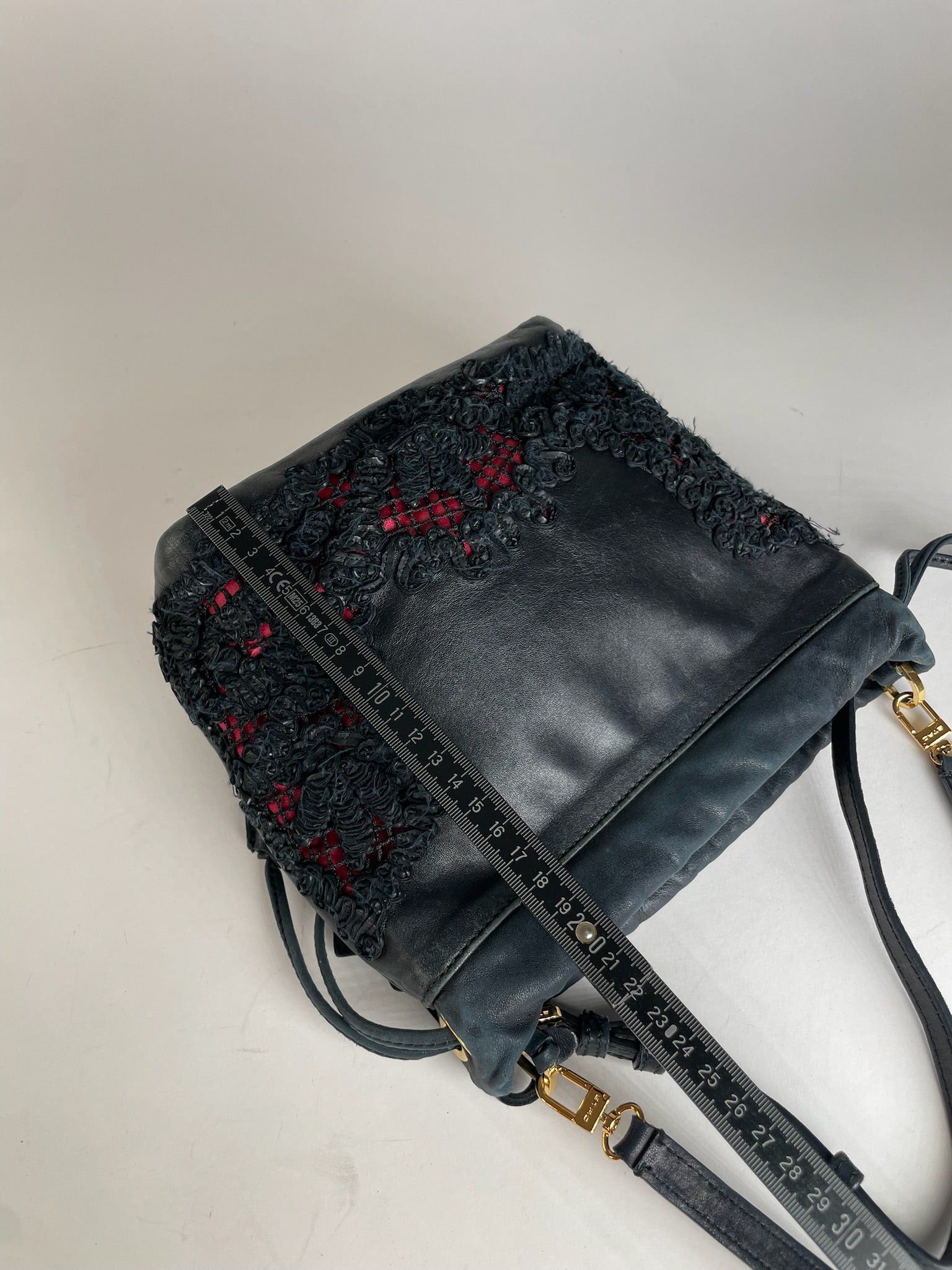 Etro Vintage 2Way Leather Handbag Black Size ONE SIZE - 15 Thumbnail