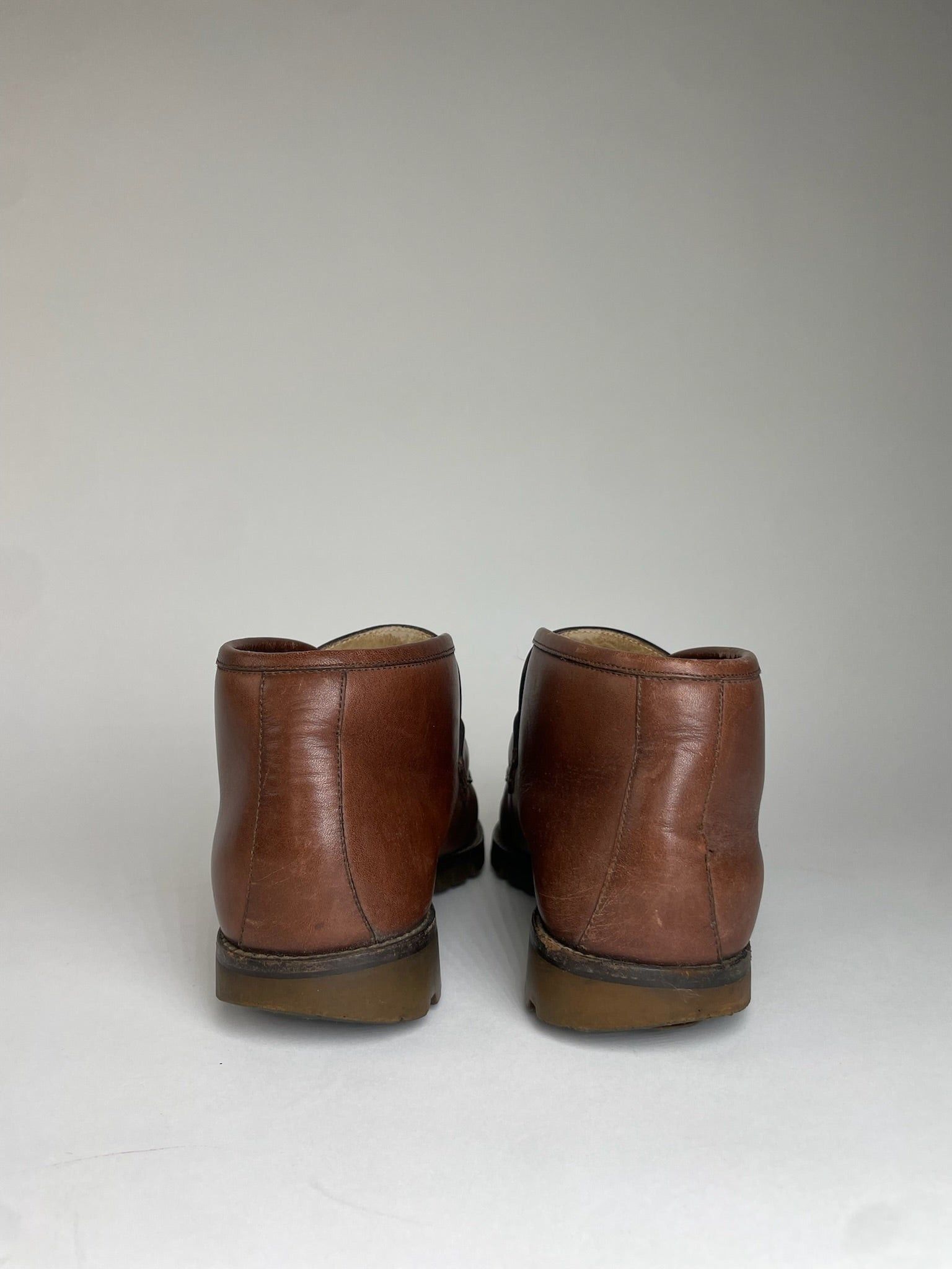 Gucci Vintage Horsebit Leather Boots Brown Size US 10 / IT 40 - 9 Thumbnail