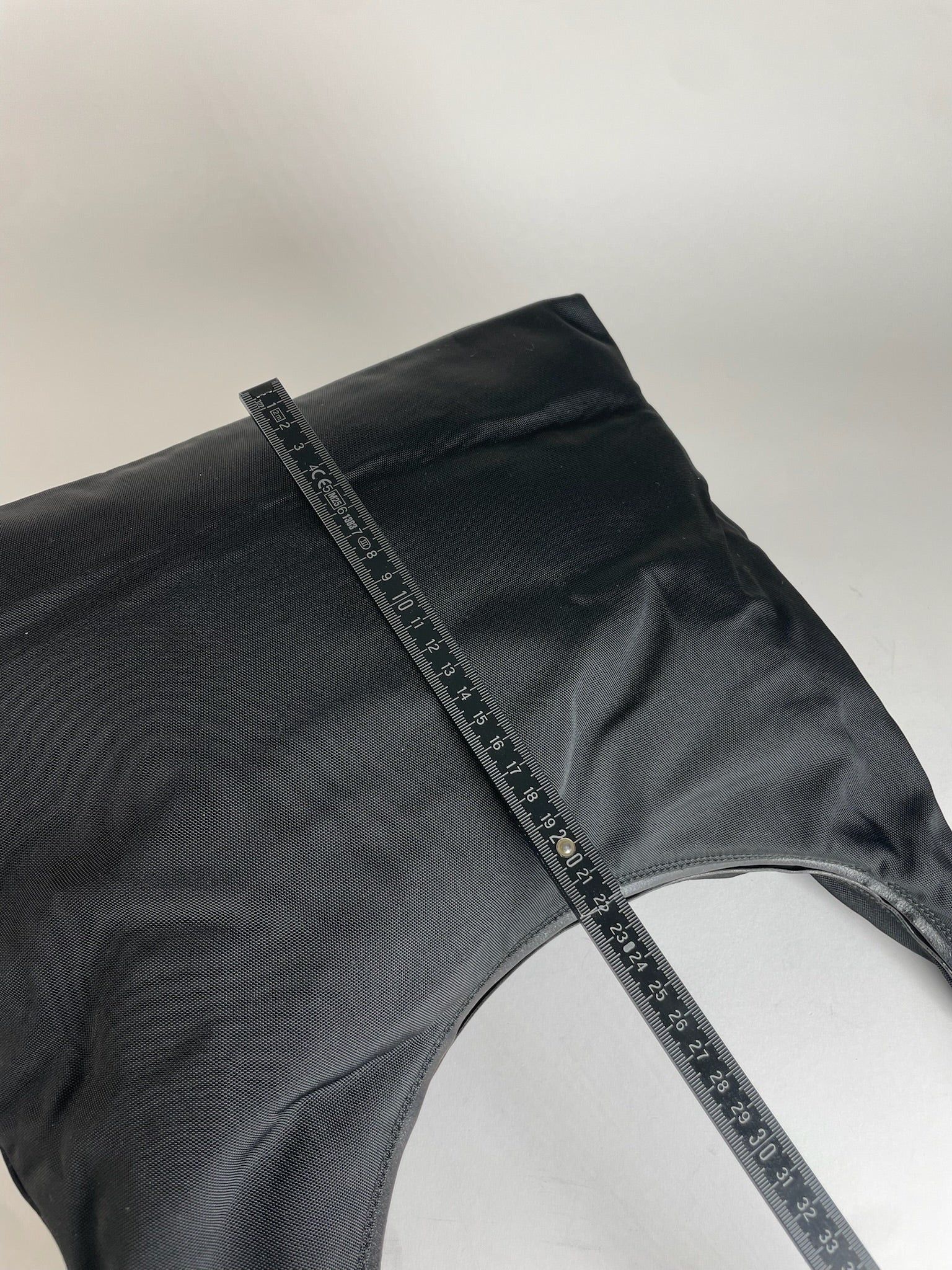 Gucci Vintage Leather / Canvas Hobo Handbag Black Size ONE SIZE - 13 Thumbnail