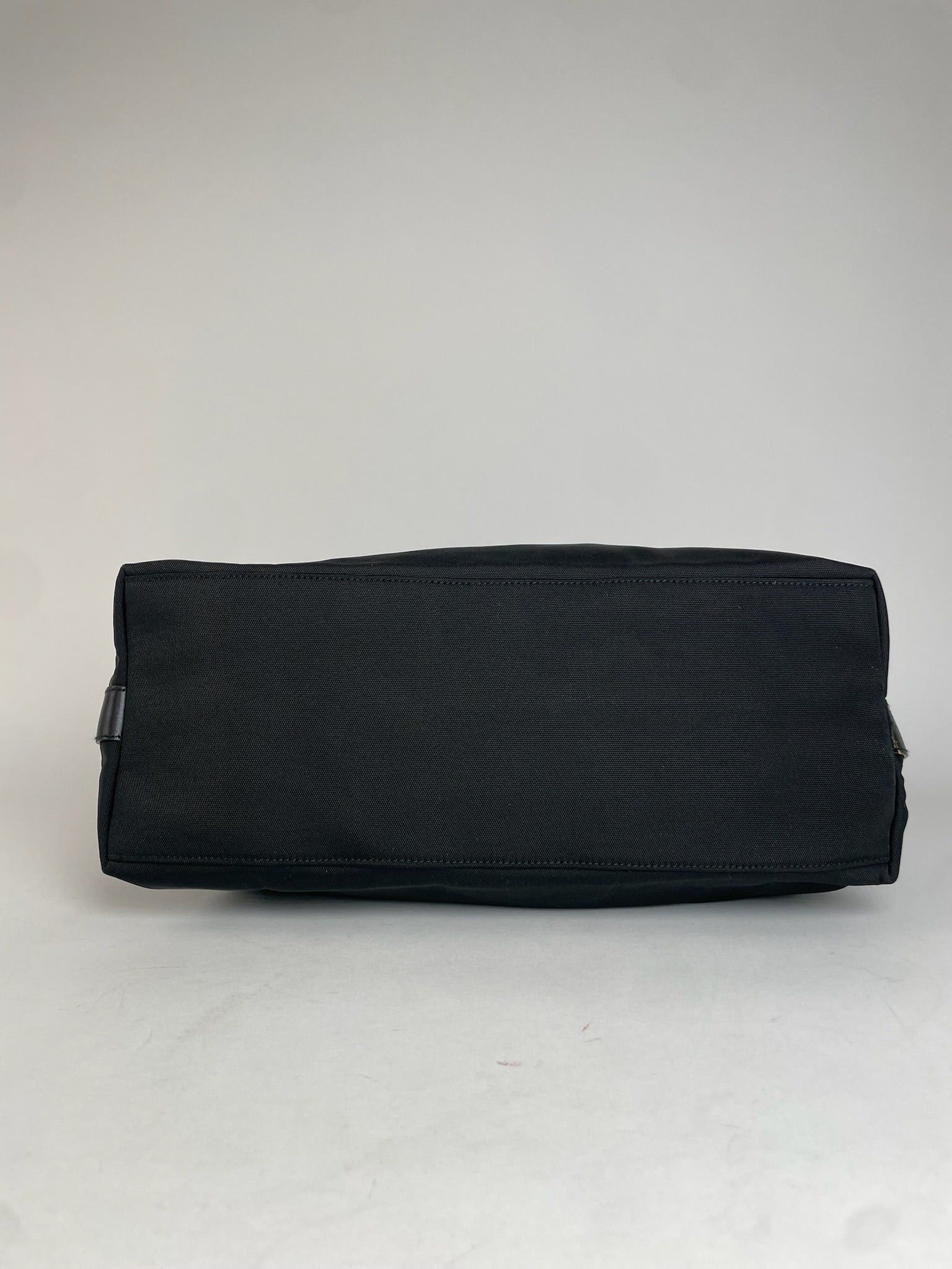 Gucci Vintage Leather / Canvas Hobo Handbag Black Size ONE SIZE - 10 Thumbnail