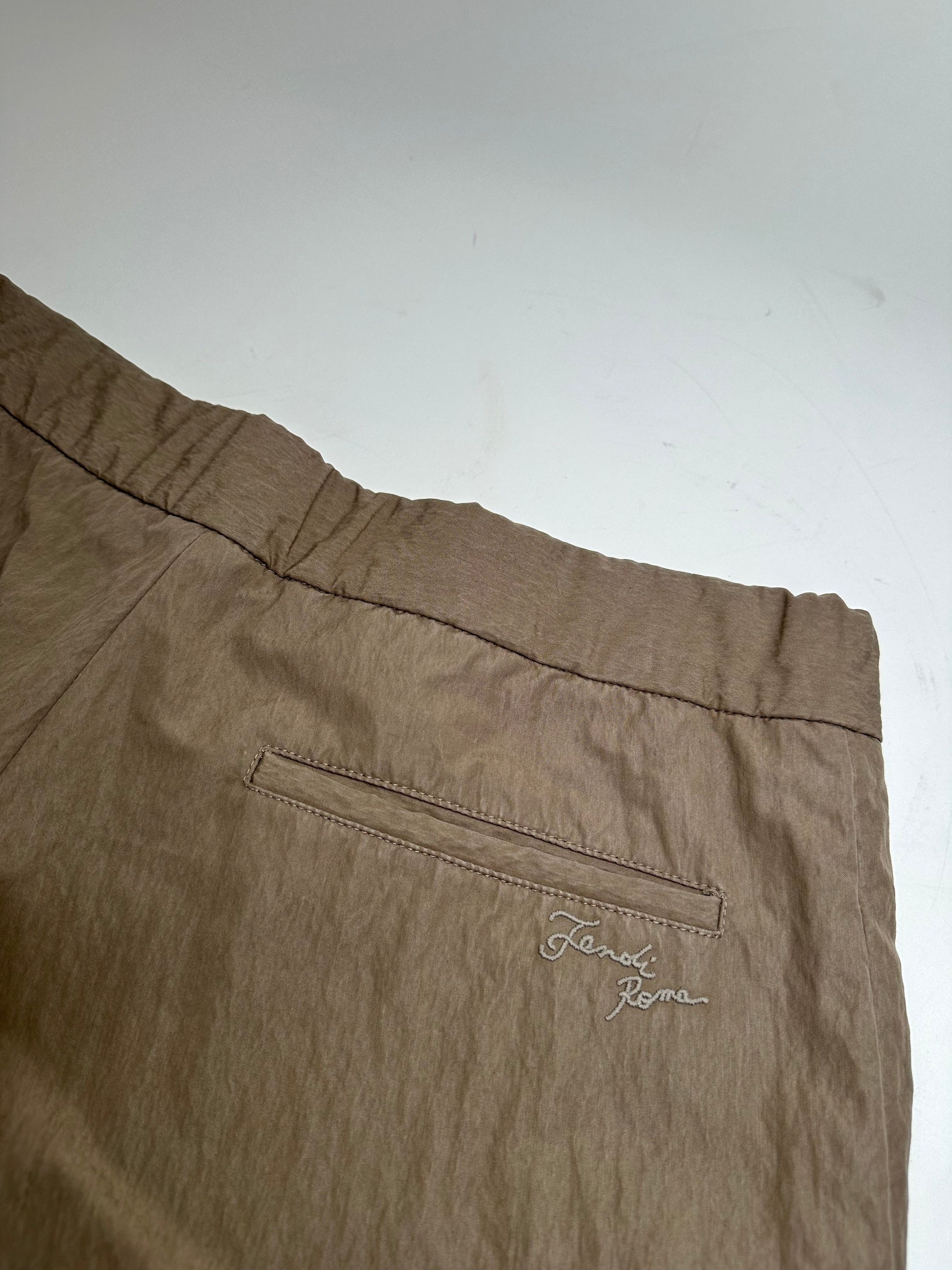 Fendi Vintage Swim Shorts Brown 48/M Size US 32 / EU 48 - 10 Thumbnail