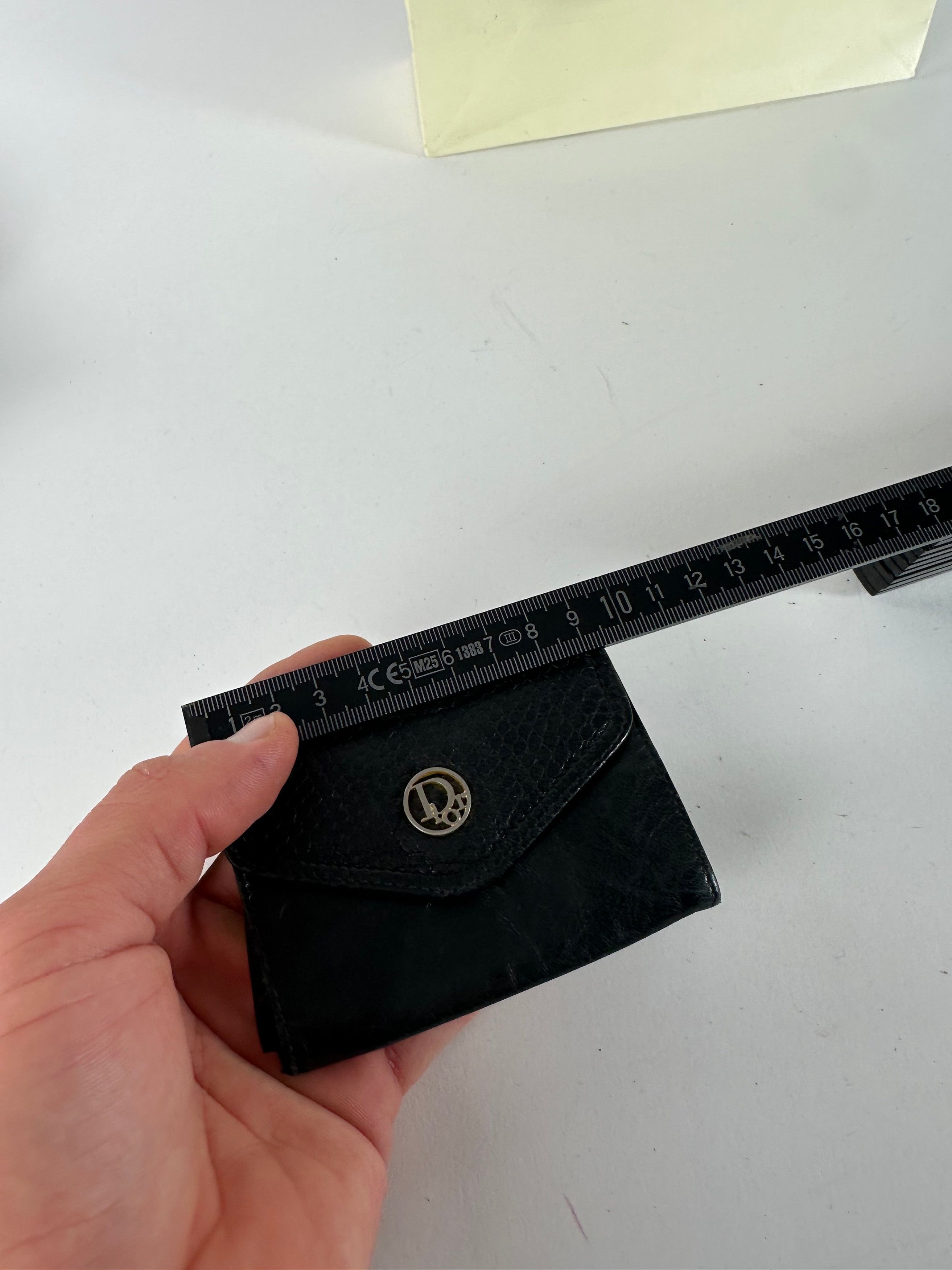 Dior Vintage Snake Emblossed Leather Card Holder Black Size ONE SIZE - 7 Thumbnail