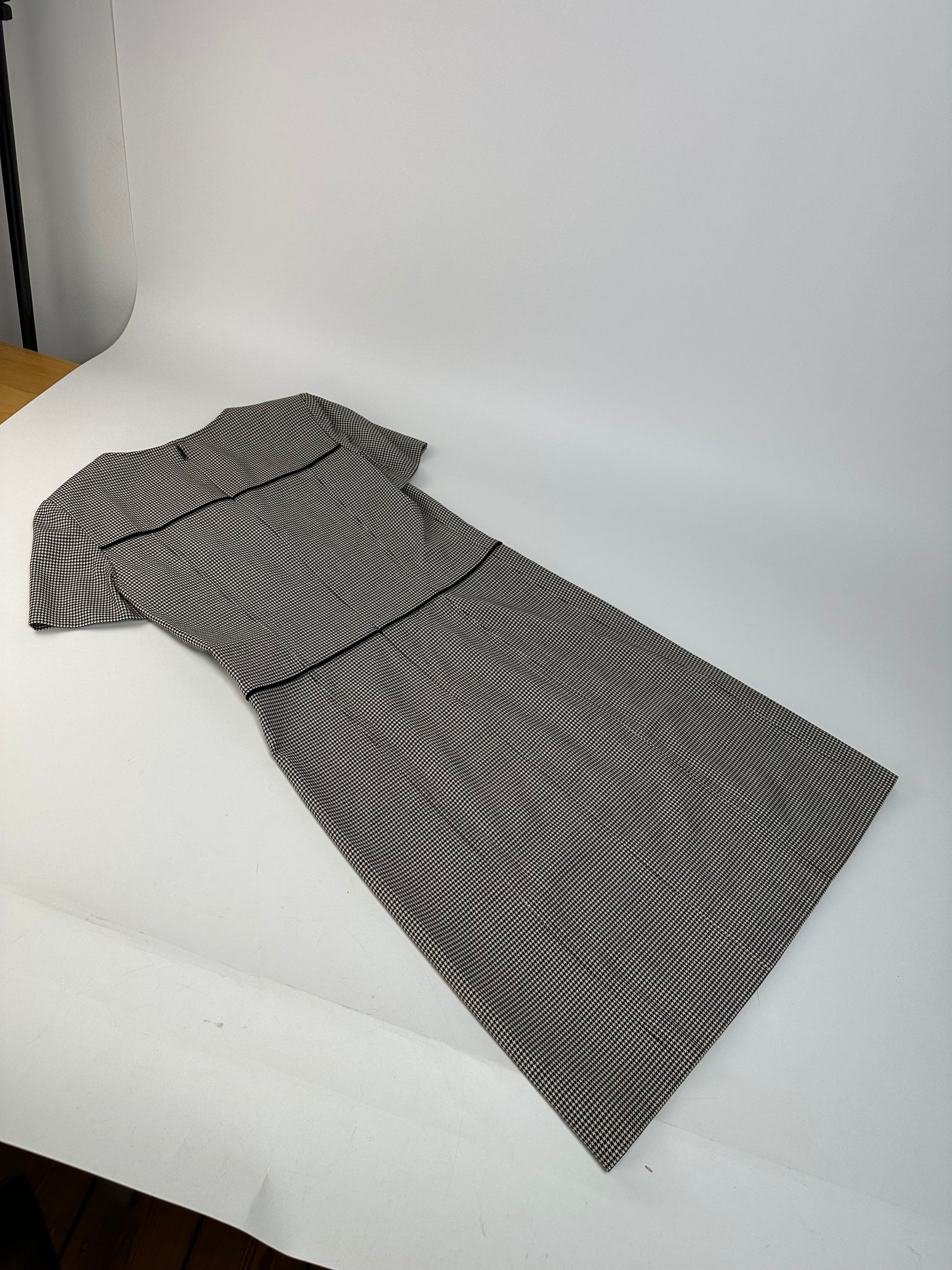 Courreges Vintage Checked Dress Black White M Size S / US 4 / IT 40 - 8 Thumbnail