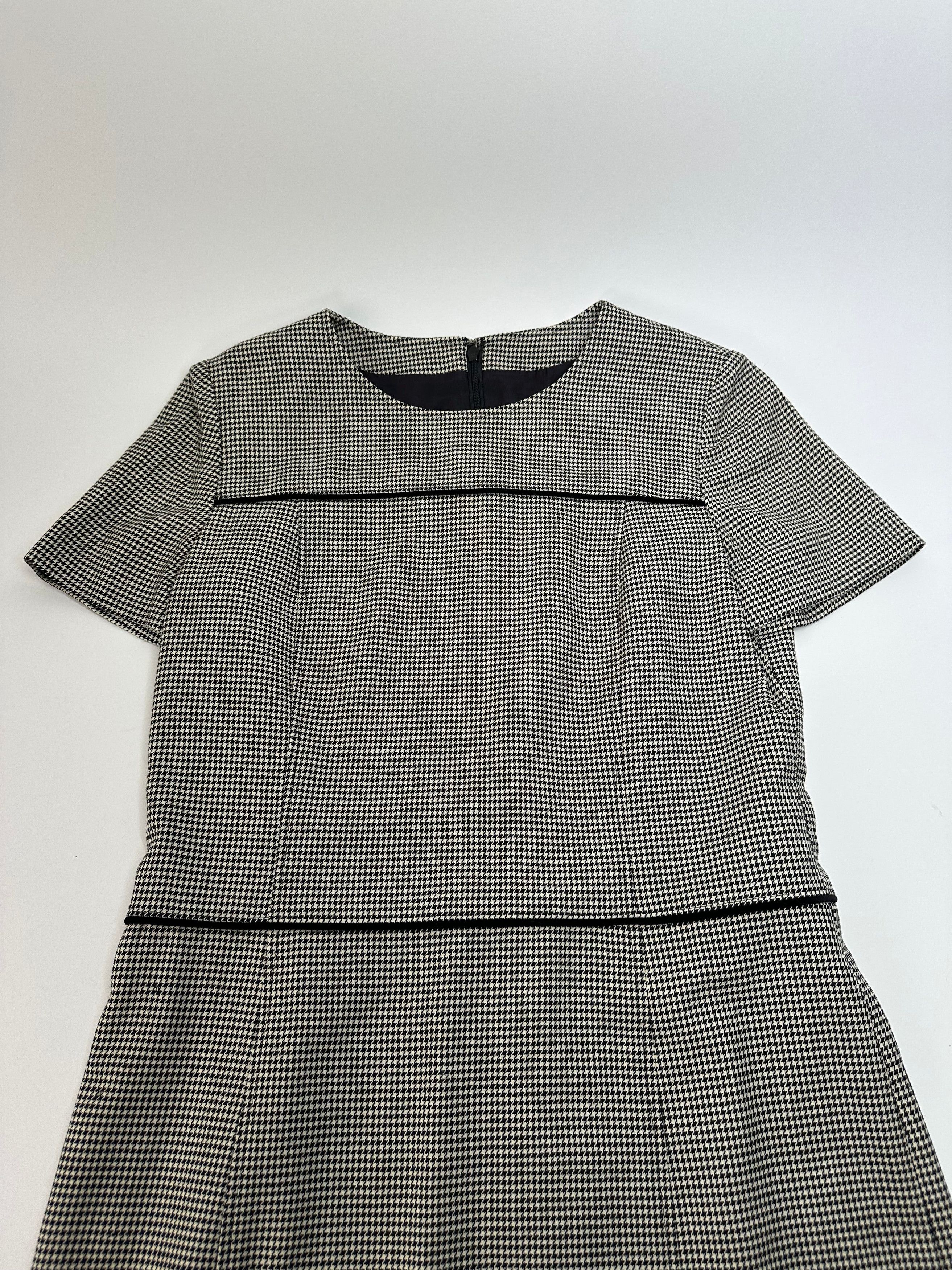 Courreges Vintage Checked Dress Black White M Size S / US 4 / IT 40 - 6 Thumbnail