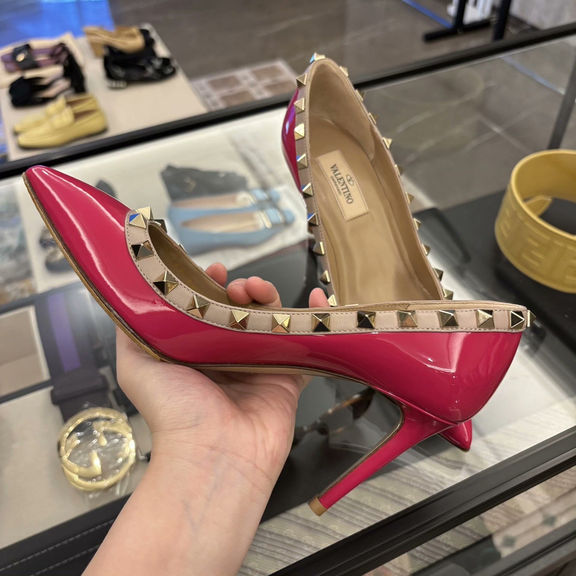 Valentino Valentino Pink Lowtop Sneakers us_5 Women Size US 5 / IT 35 - 5 Thumbnail