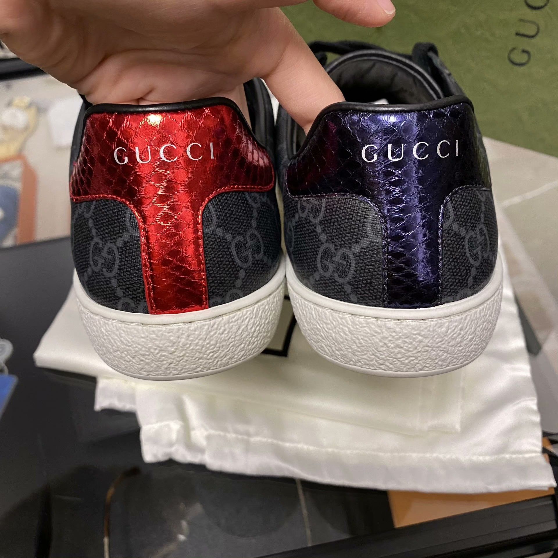 Gucci Gucci Black Lowtop Sneakers 5 Men Size US 5 / EU 37 - 4 Thumbnail