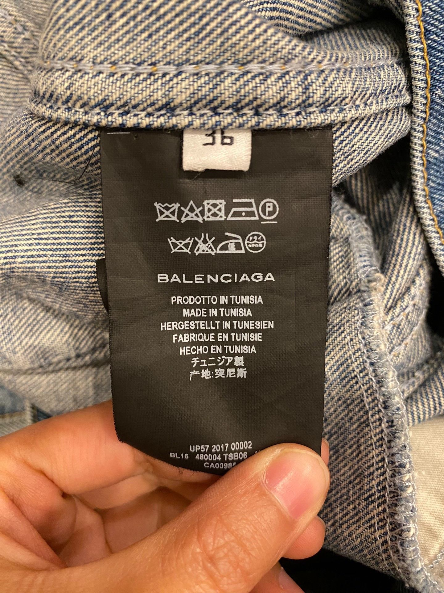 Balenciaga Balenciaga Denim Jacket S Women Size S / US 4 / IT 40 - 6 Thumbnail