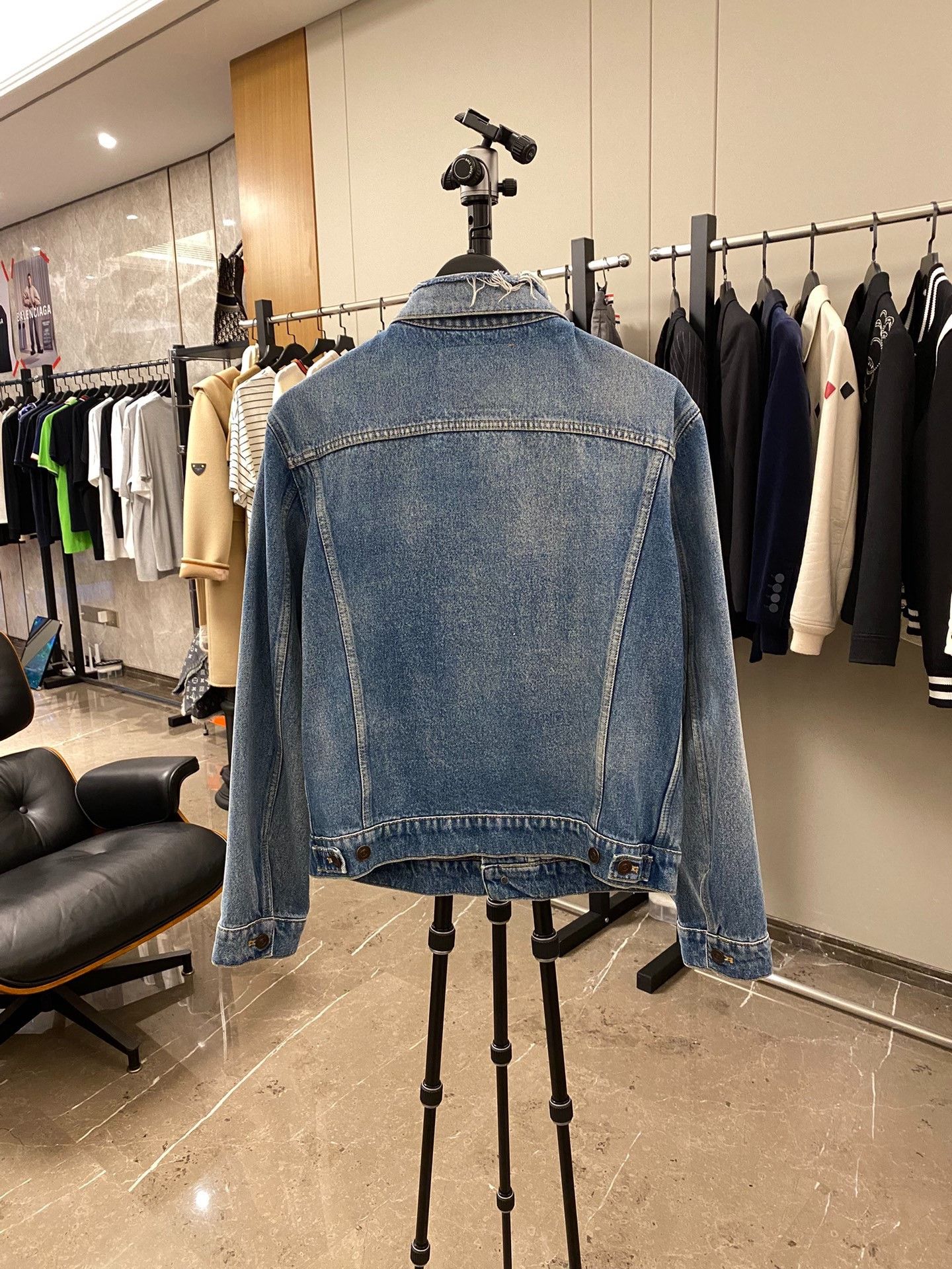 Balenciaga Balenciaga Denim Jacket S Women Size S / US 4 / IT 40 - 3 Thumbnail