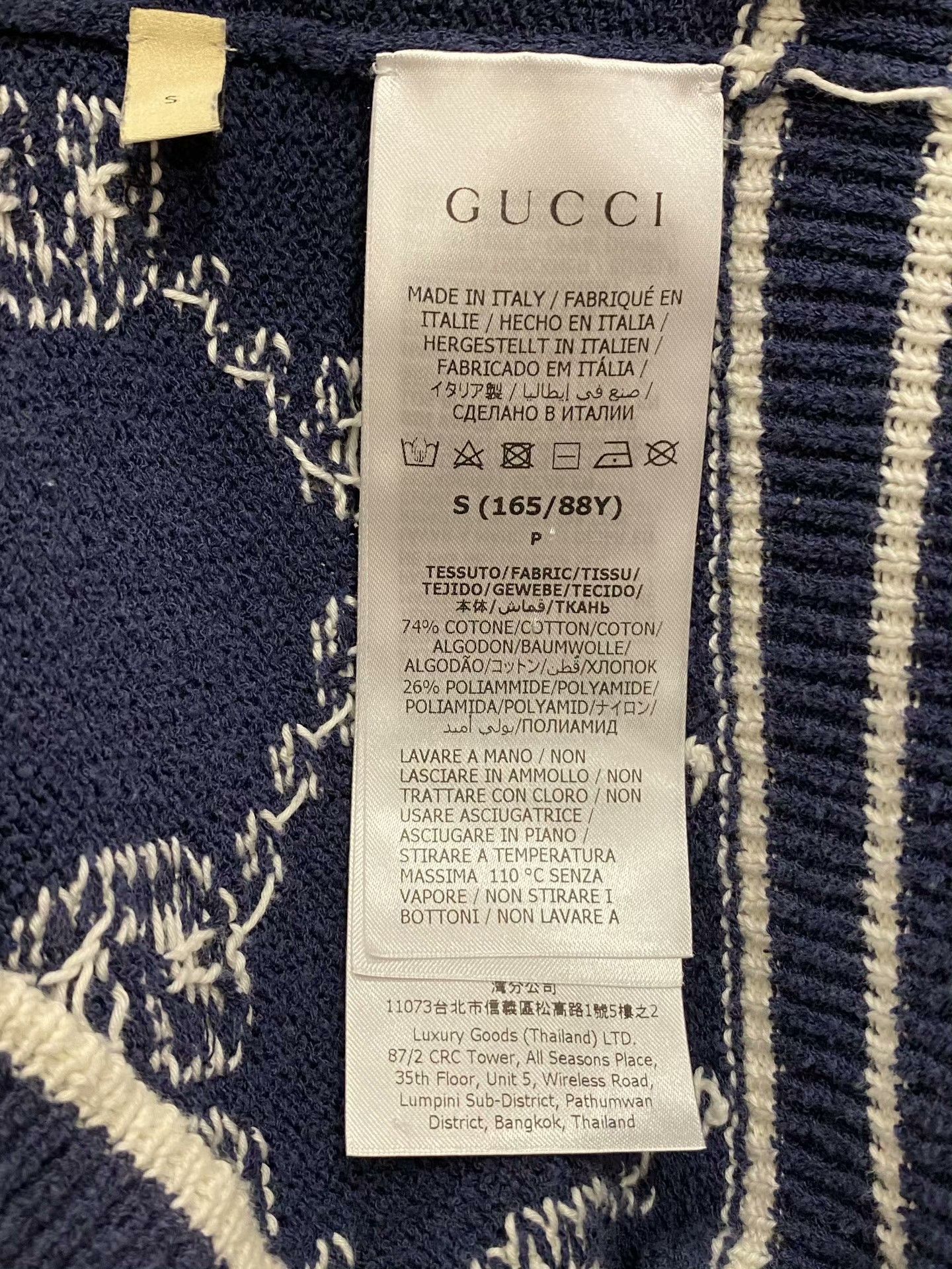 Gucci Gucci Knit Blue Sweater S Women Size S / US 4 / IT 40 - 4 Thumbnail