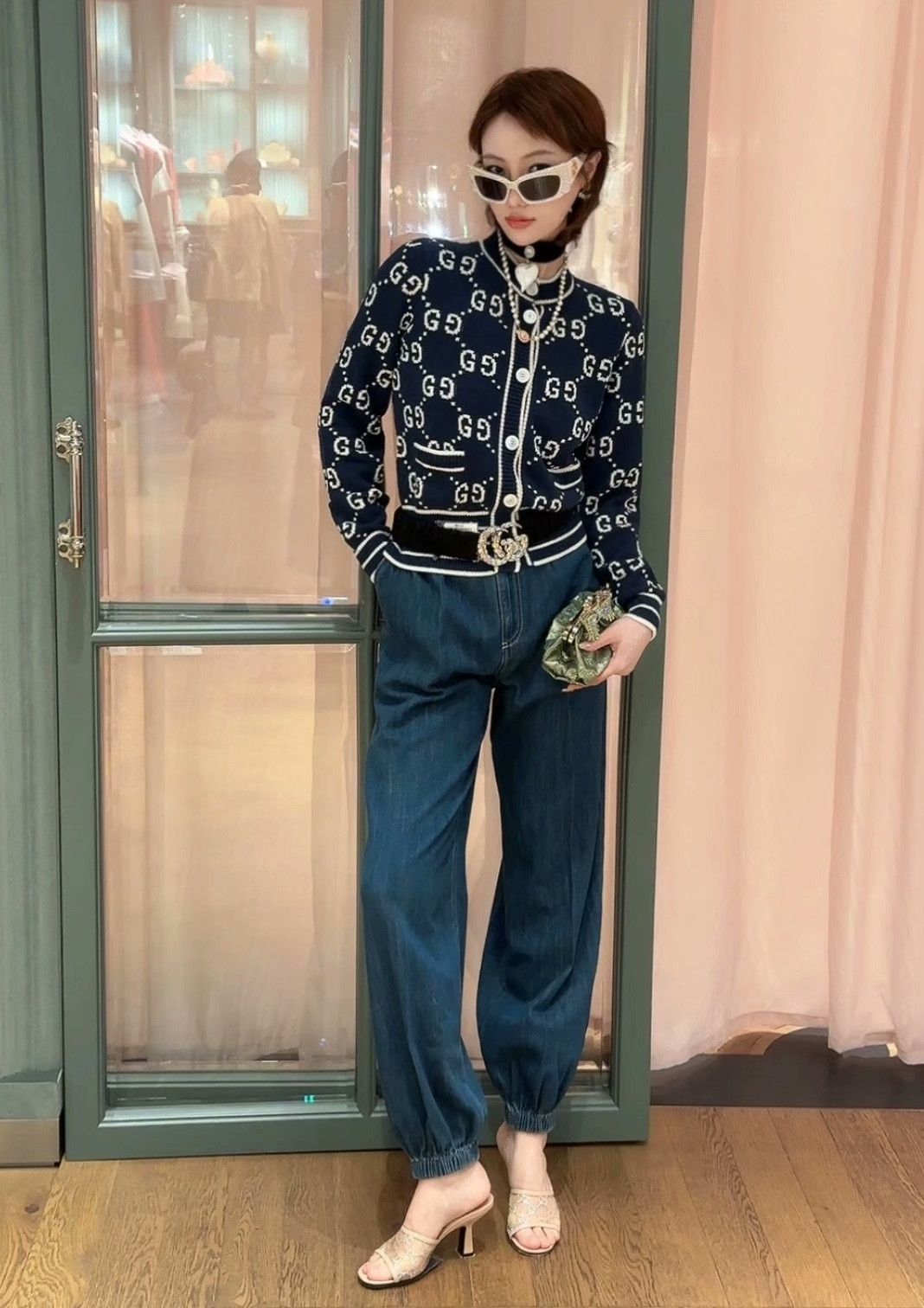 Gucci Gucci Knit Blue Sweater S Women Size S / US 4 / IT 40 - 7 Thumbnail