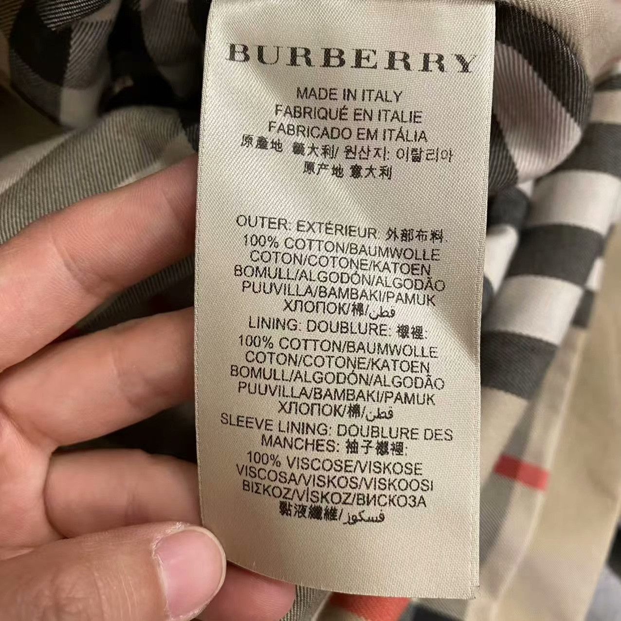Burberry Burberry Beige Light Jacket s Men Size US S / EU 44-46 / 1 - 5 Thumbnail
