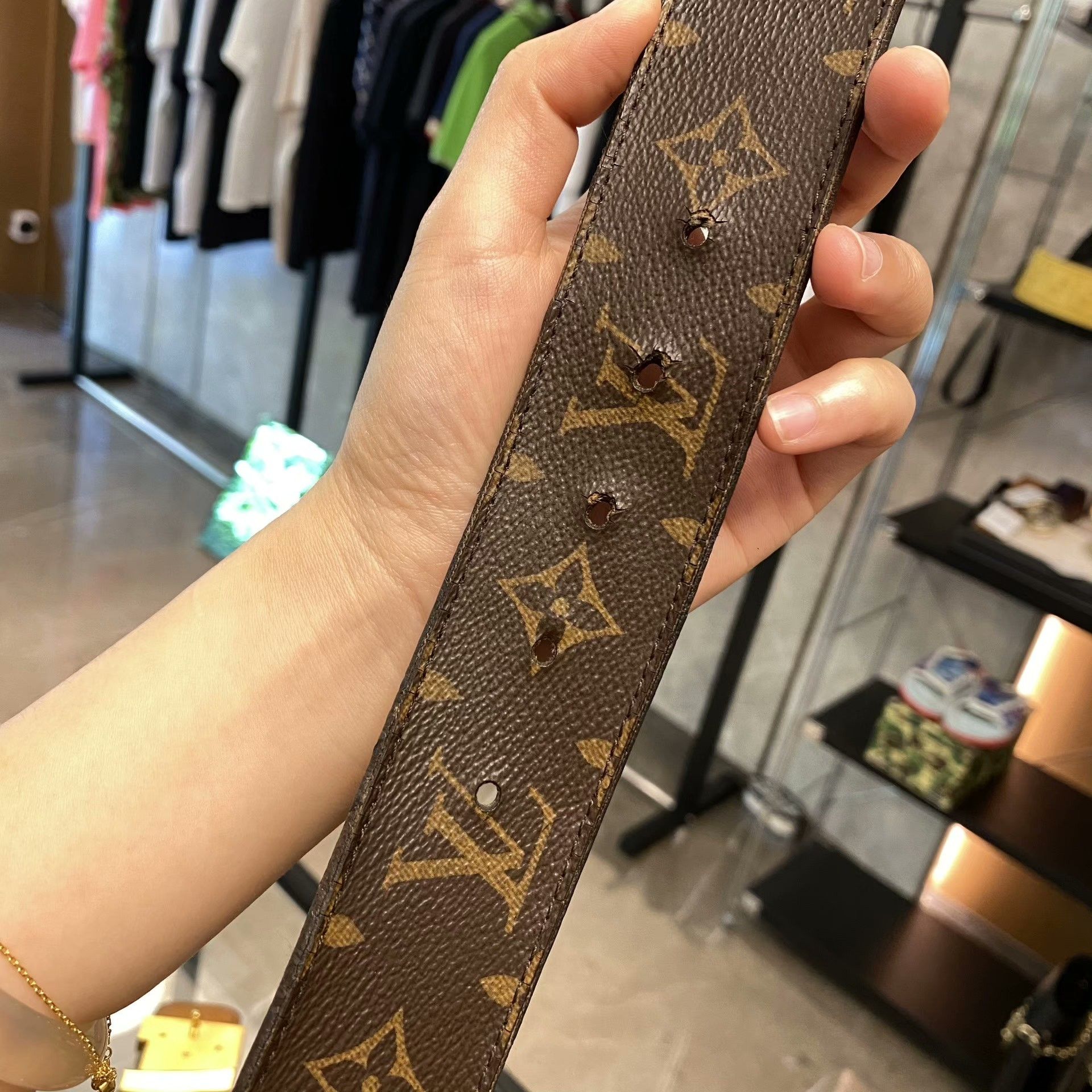 Louis Vuitton Louis Vuitton Brown Belt one size Men Size ONE SIZE - 5 Thumbnail