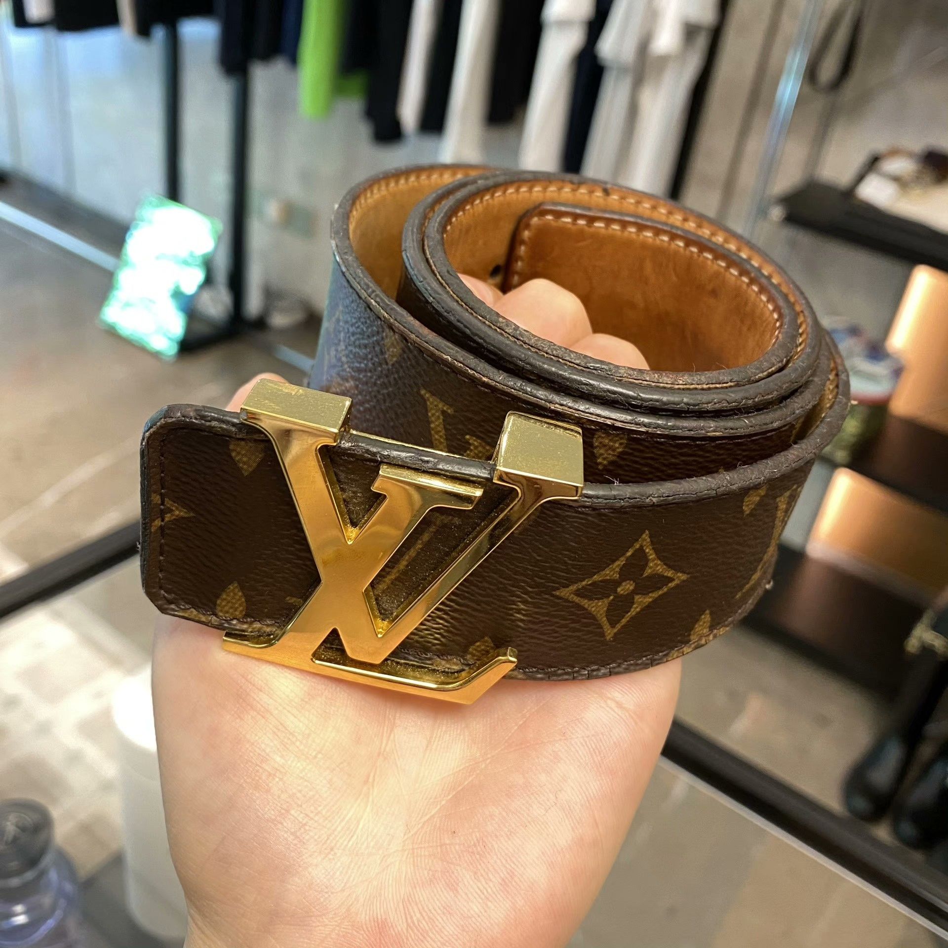 Louis Vuitton Louis Vuitton Brown Belt one size Men Size ONE SIZE - 2 Thumbnail