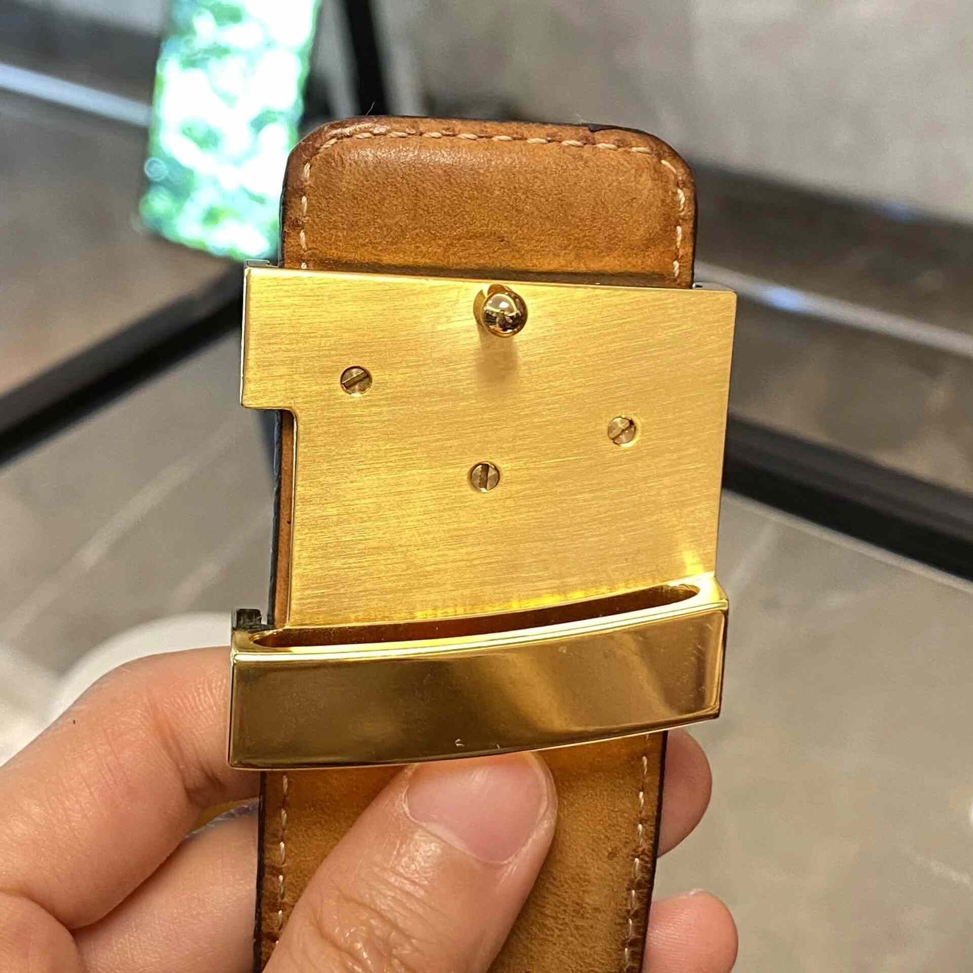 Louis Vuitton Louis Vuitton Brown Belt one size Men Size ONE SIZE - 3 Thumbnail
