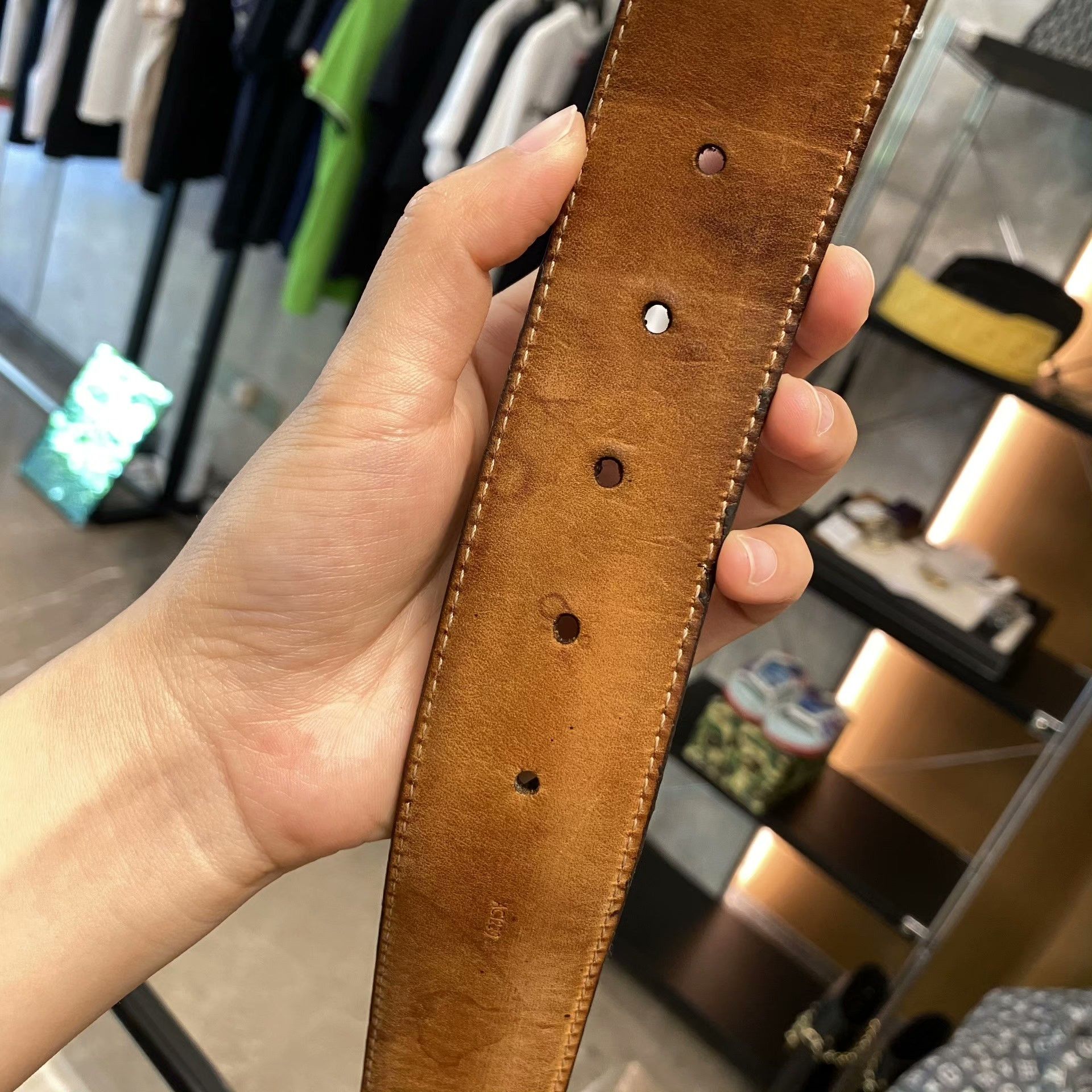 Louis Vuitton Louis Vuitton Brown Belt one size Men Size ONE SIZE - 6 Thumbnail
