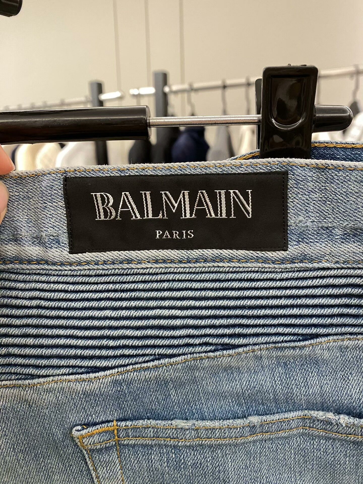 Balmain Balmain Denim Blue Denim Jeans 40 Men Size US 33 - 3 Thumbnail