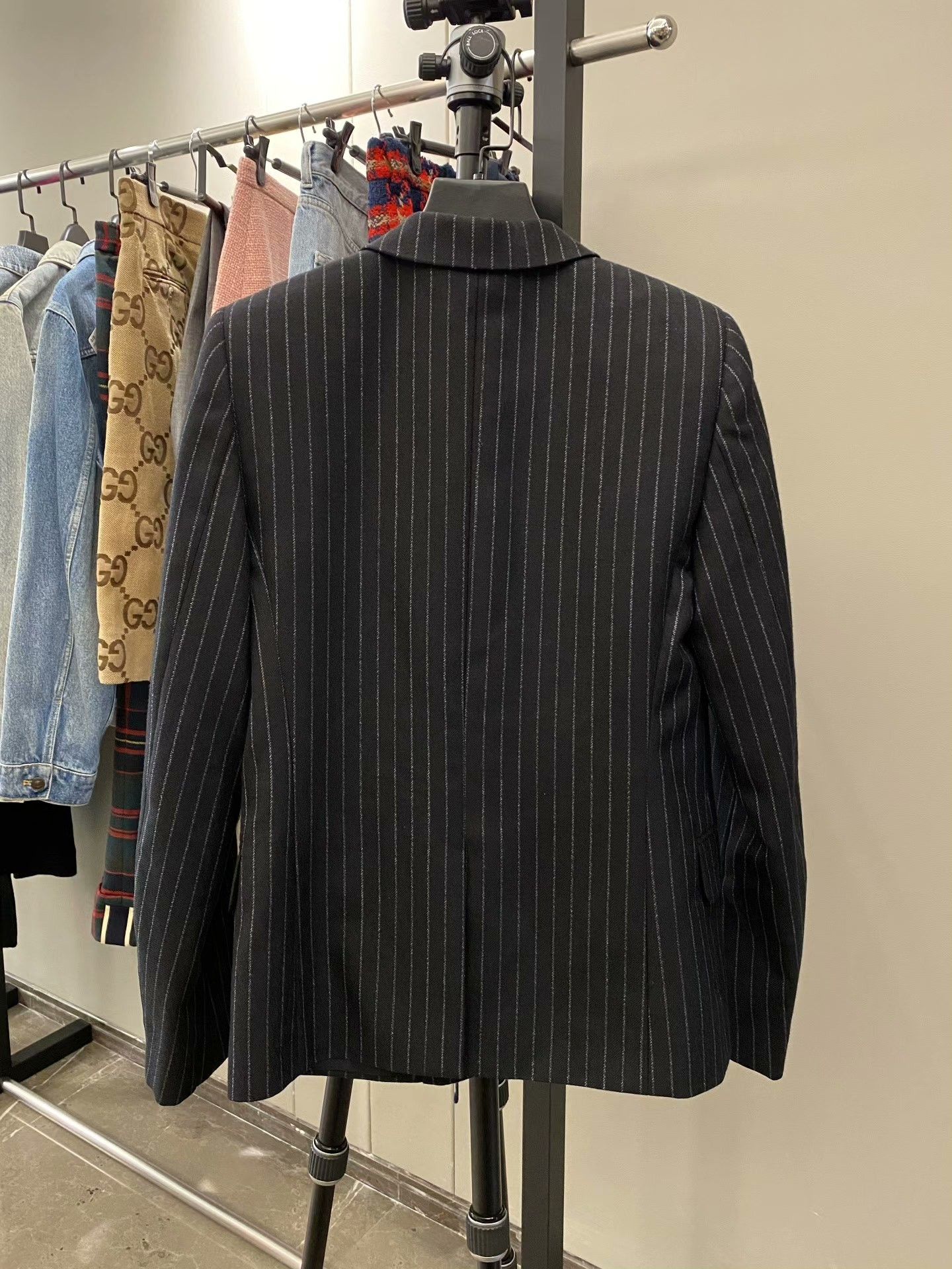 Saint Laurent Paris Saint Laurent Paris Formal Striped Jacket M Women Size M / US 6-8 / IT 42-44 - 2 Thumbnail