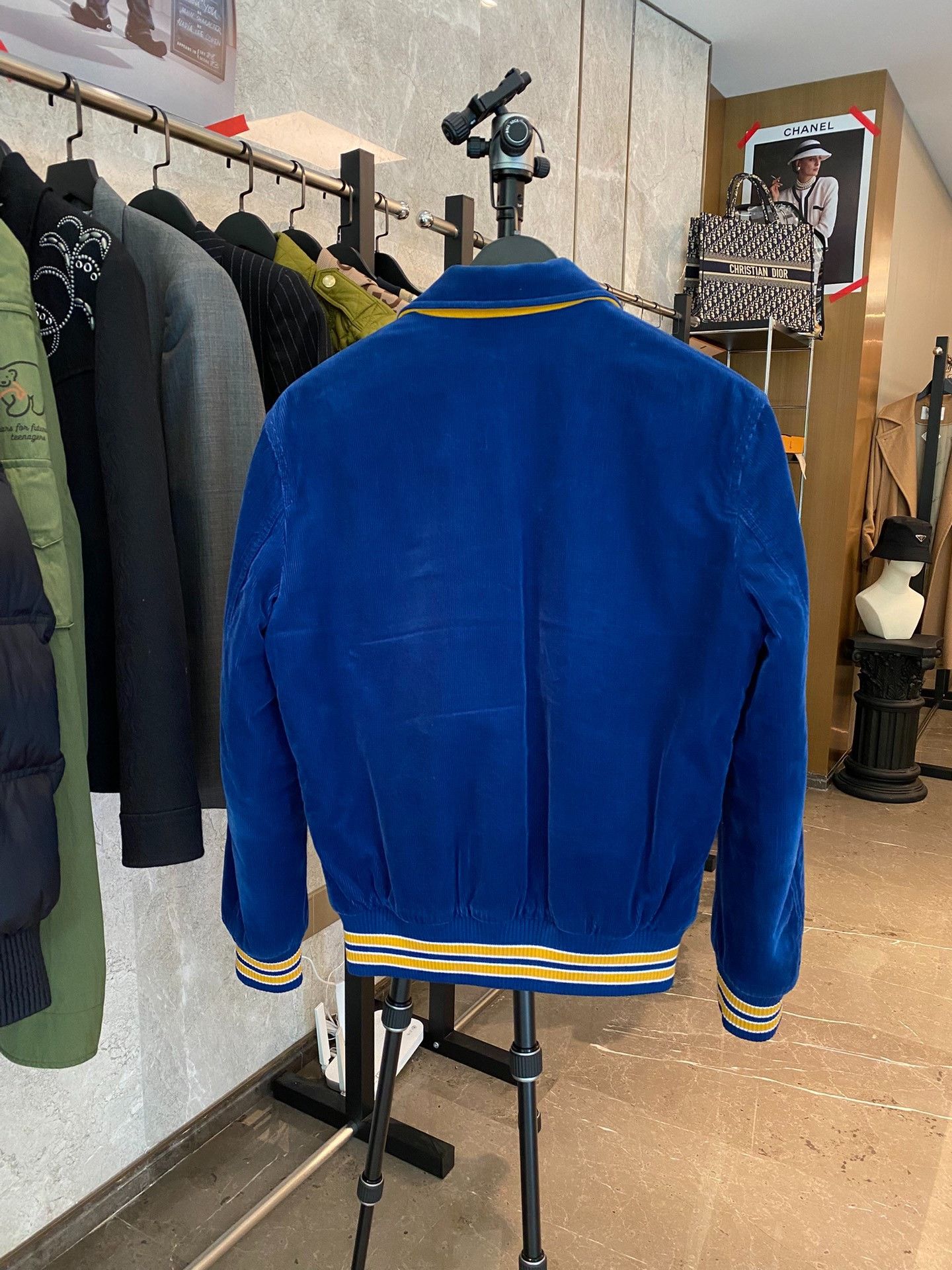 Saint Laurent Paris Saint Laurent Paris Cotton Yellow Heavy Coat s Men Size US S / EU 44-46 / 1 - 3 Thumbnail